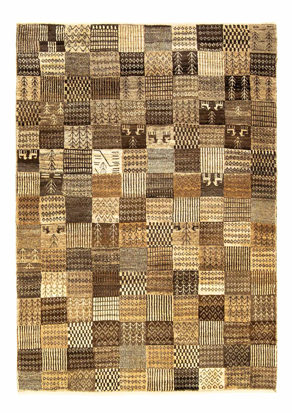 morgenland Wollteppich »Gabbeh - Loribaft Perser - 142 x 100 cm - mehrfarbi günstig online kaufen