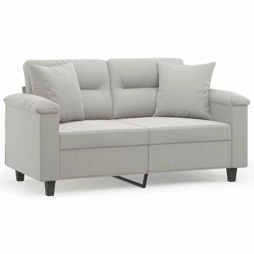 vidaXL Sofa Sofa mit Mikrofasergewebe Stoff verschiedene Farben, 120 cm, 2- günstig online kaufen