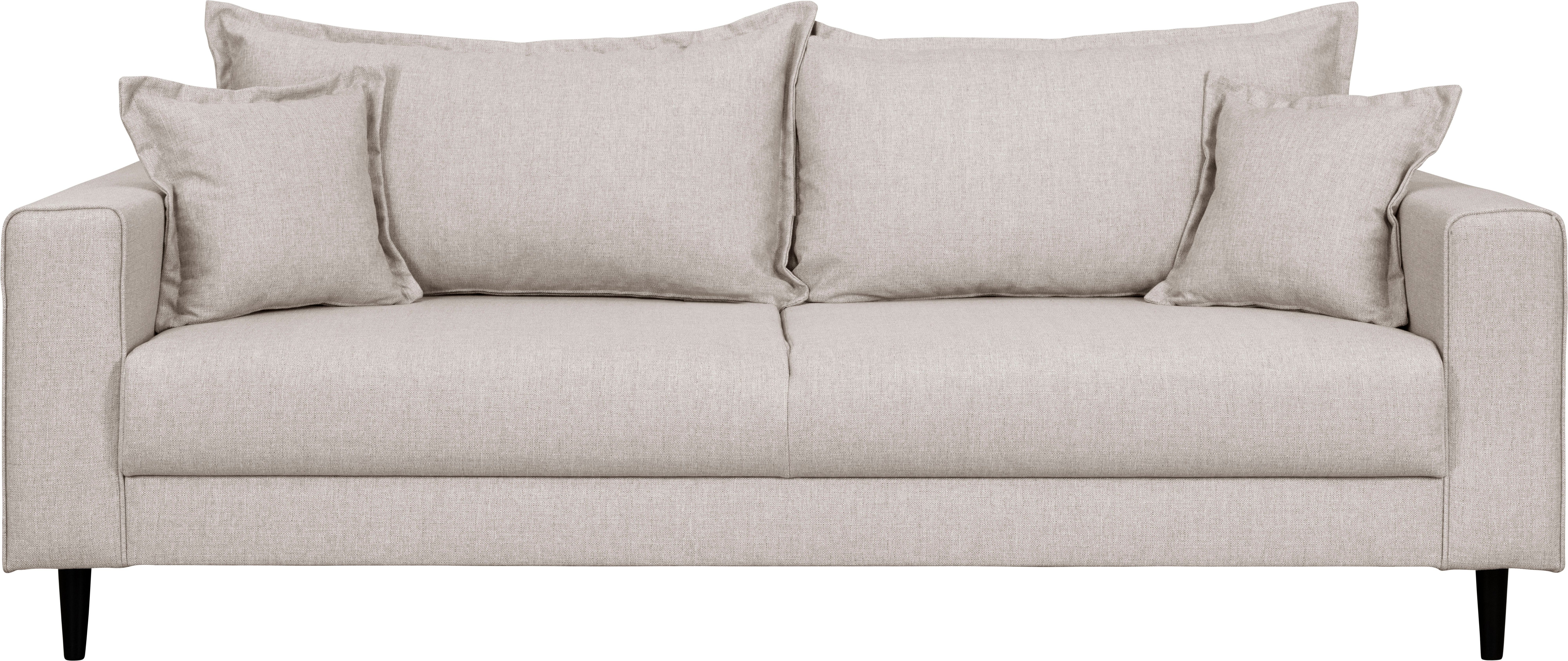 Home affaire 3-Sitzer "VEYRAS, hoher Sitzkomfort, Maße B/T/H: 212/84/76 cm" günstig online kaufen