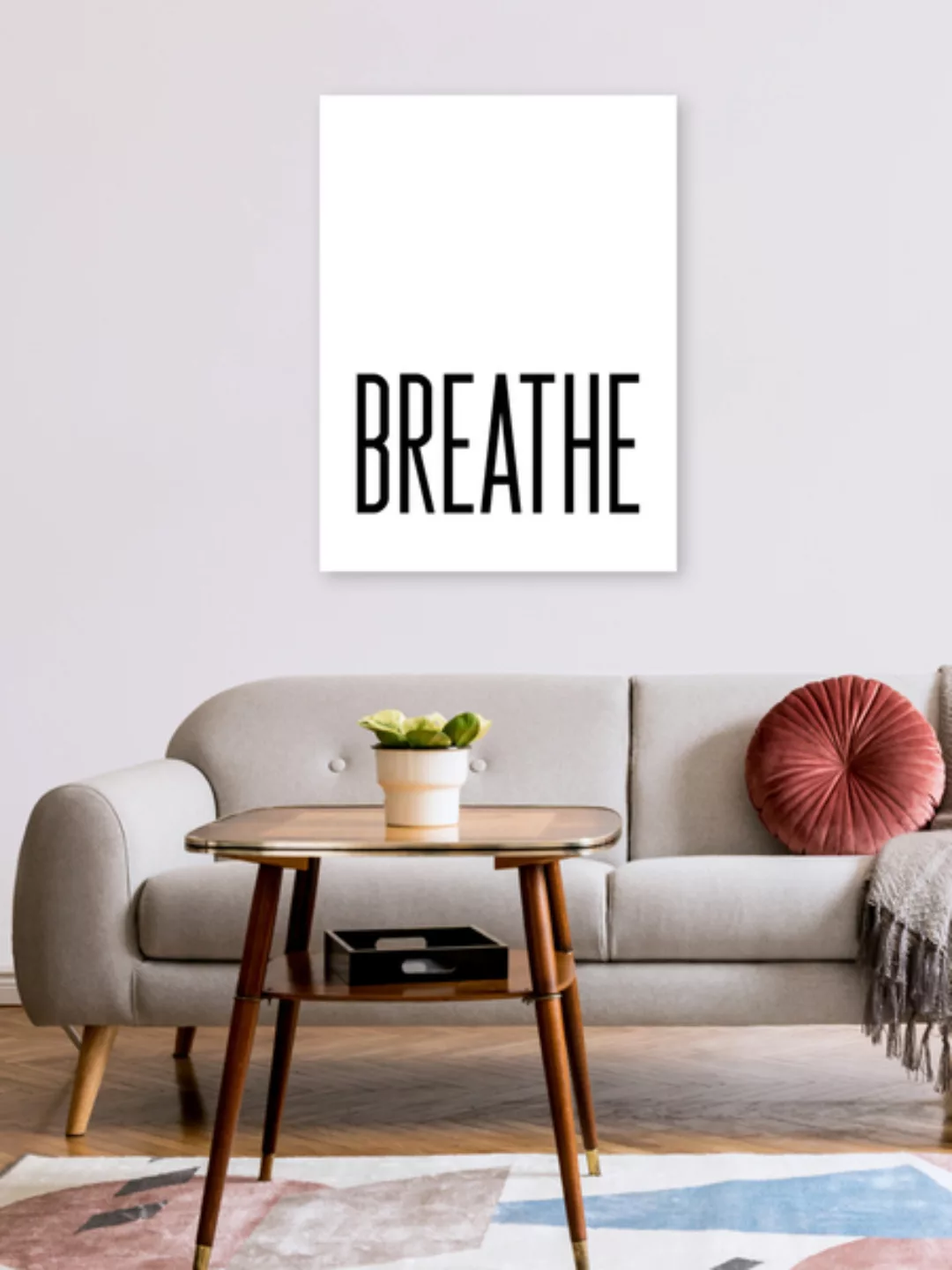 Poster / Leinwandbild - Breathe günstig online kaufen