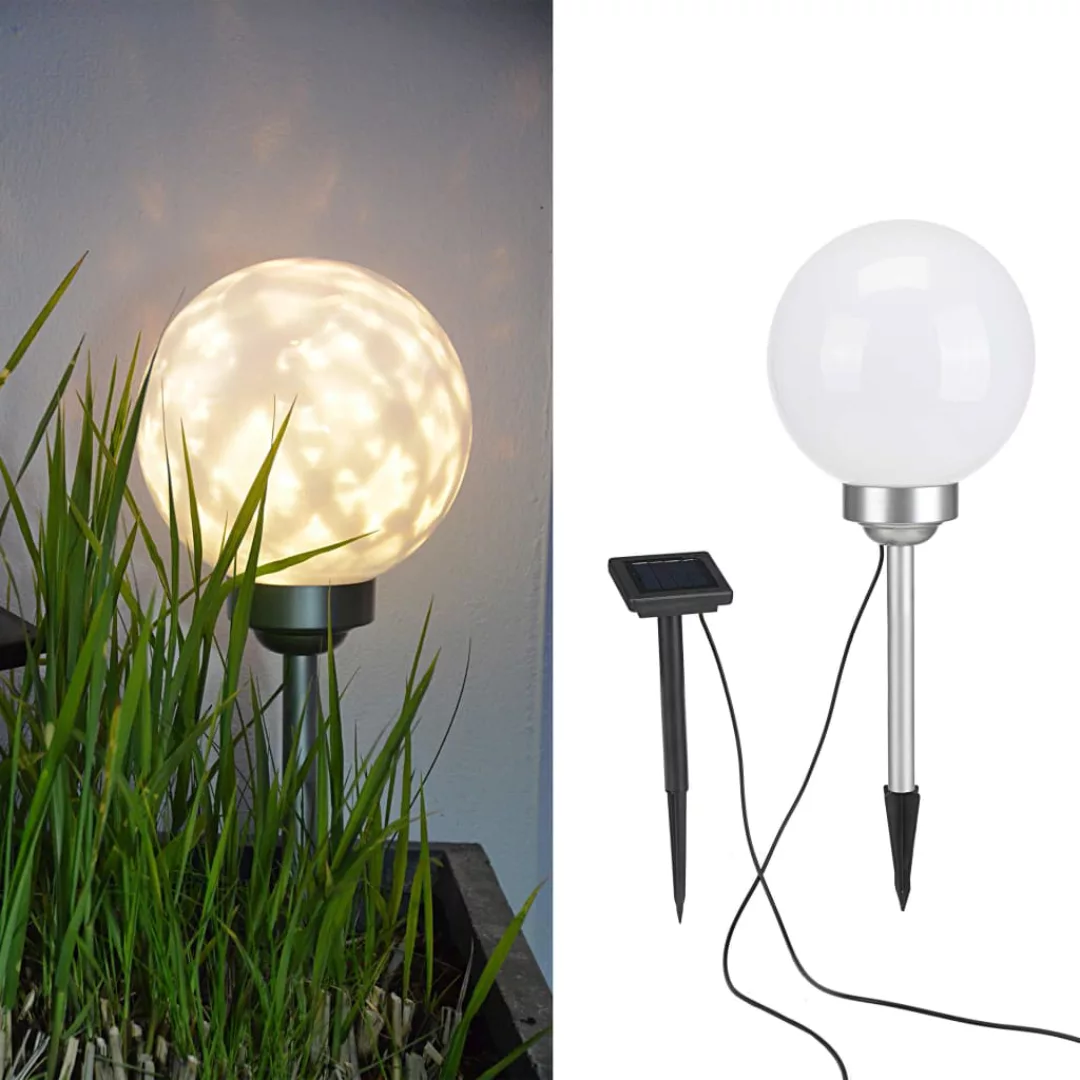 Hi Solar Led Drehbare Garten-kugelleuchte 20 Cm günstig online kaufen