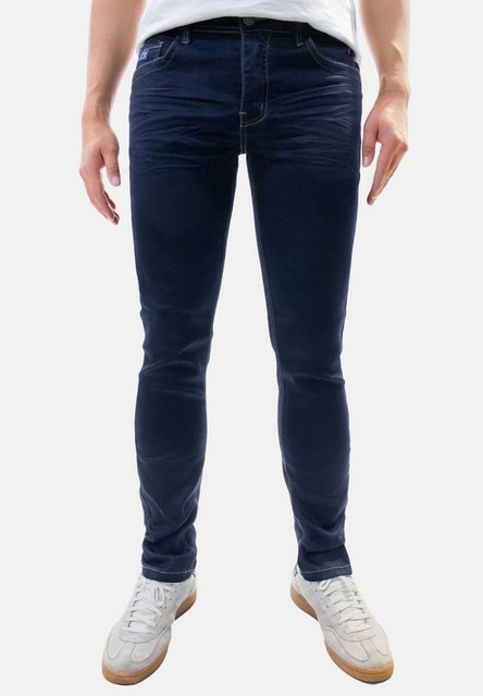 Jaylvis Regular-fit-Jeans Feine Jeans Twill Denim Design-Falten und Kontras günstig online kaufen