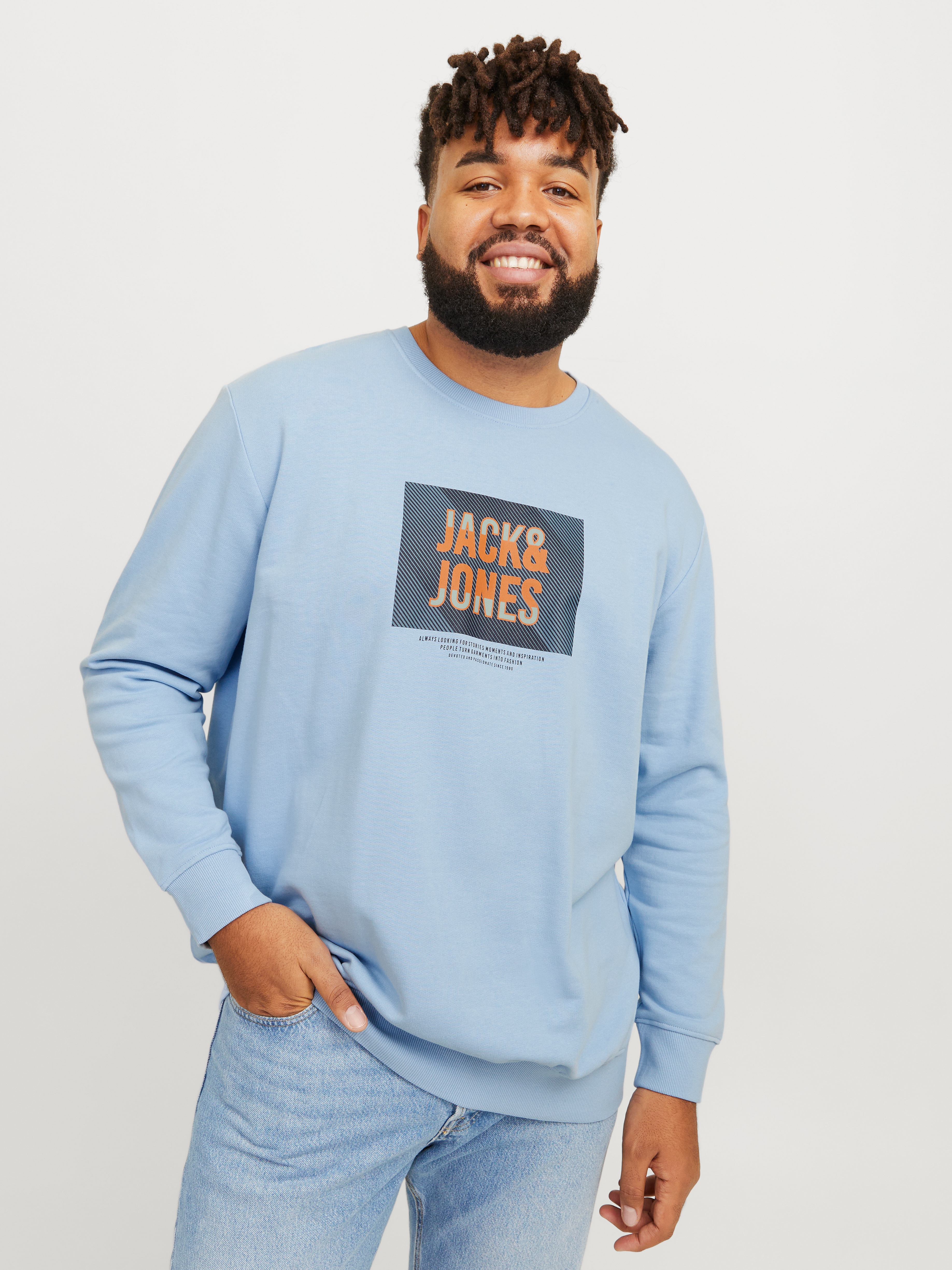 Jack & Jones PlusSize Sweatshirt "JJHUDSON SWEAT CREW NECK PLS" günstig online kaufen