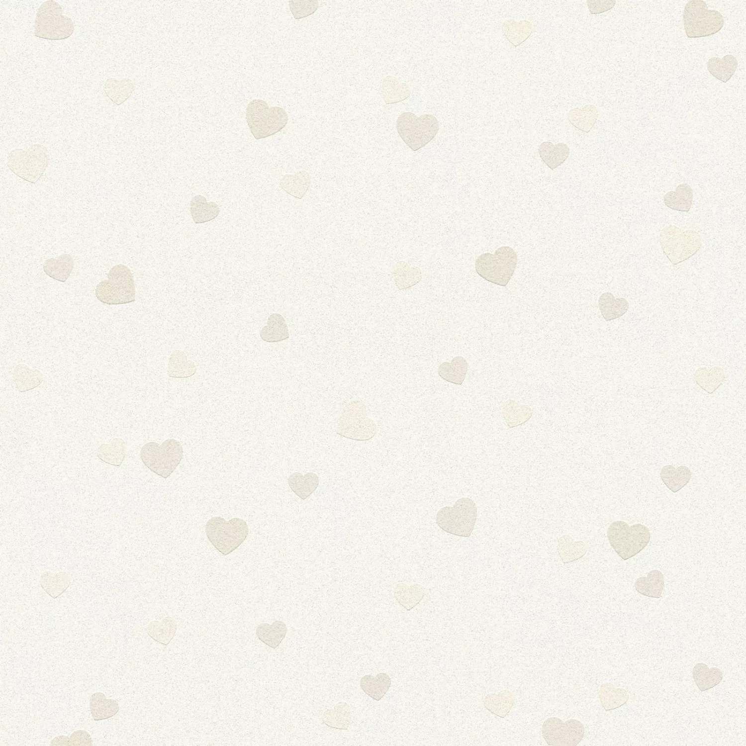 Bricoflor Herz Tapete Kinderzimmer Papier Kindertapete Weiß Grau Ideal für günstig online kaufen
