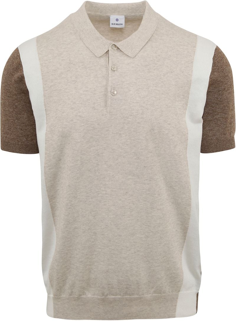 Blue Industry M18 Polo Shirt Beige - Größe XL günstig online kaufen