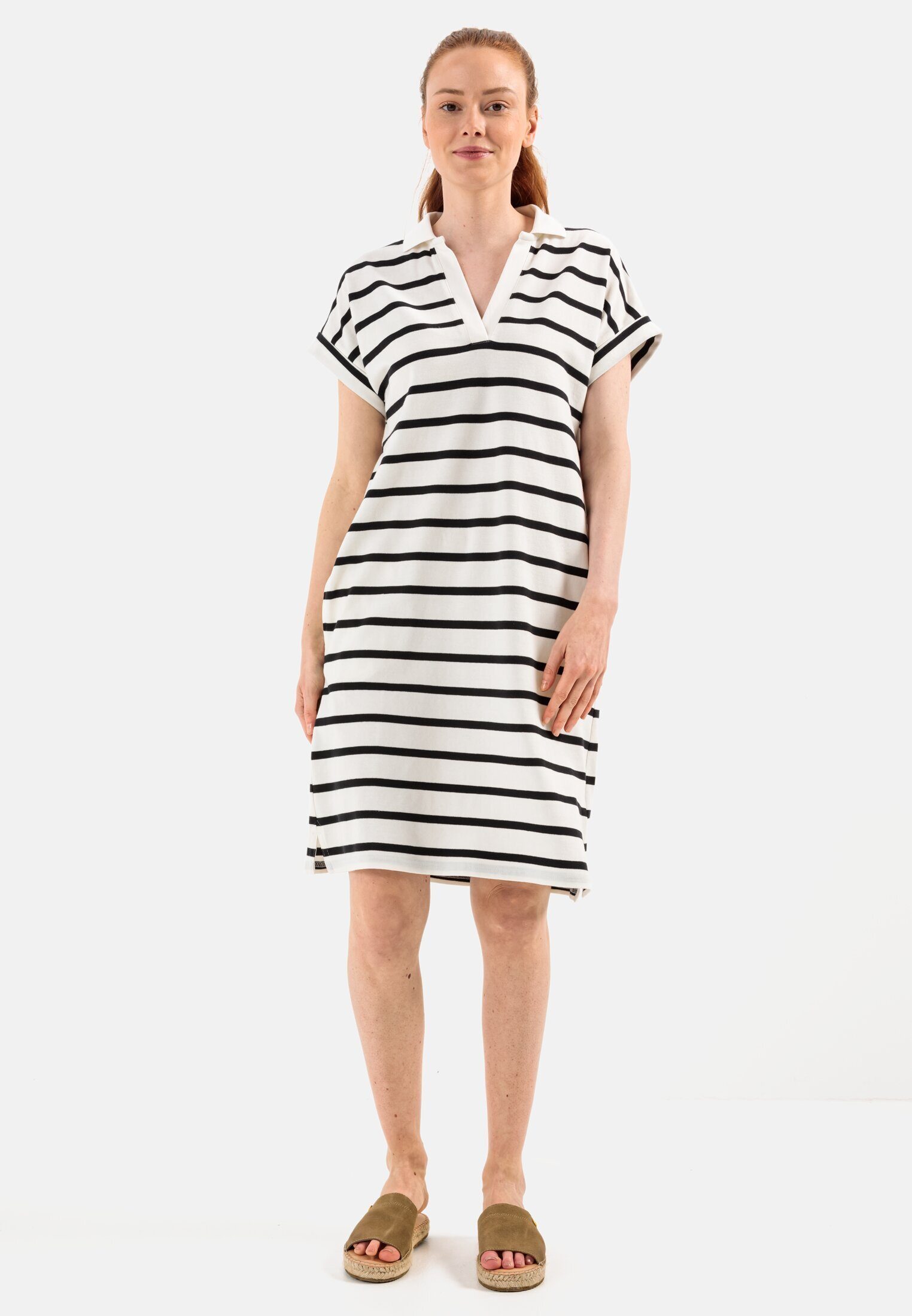 camel active Shirtkleid aus Piqué Baumwolle günstig online kaufen