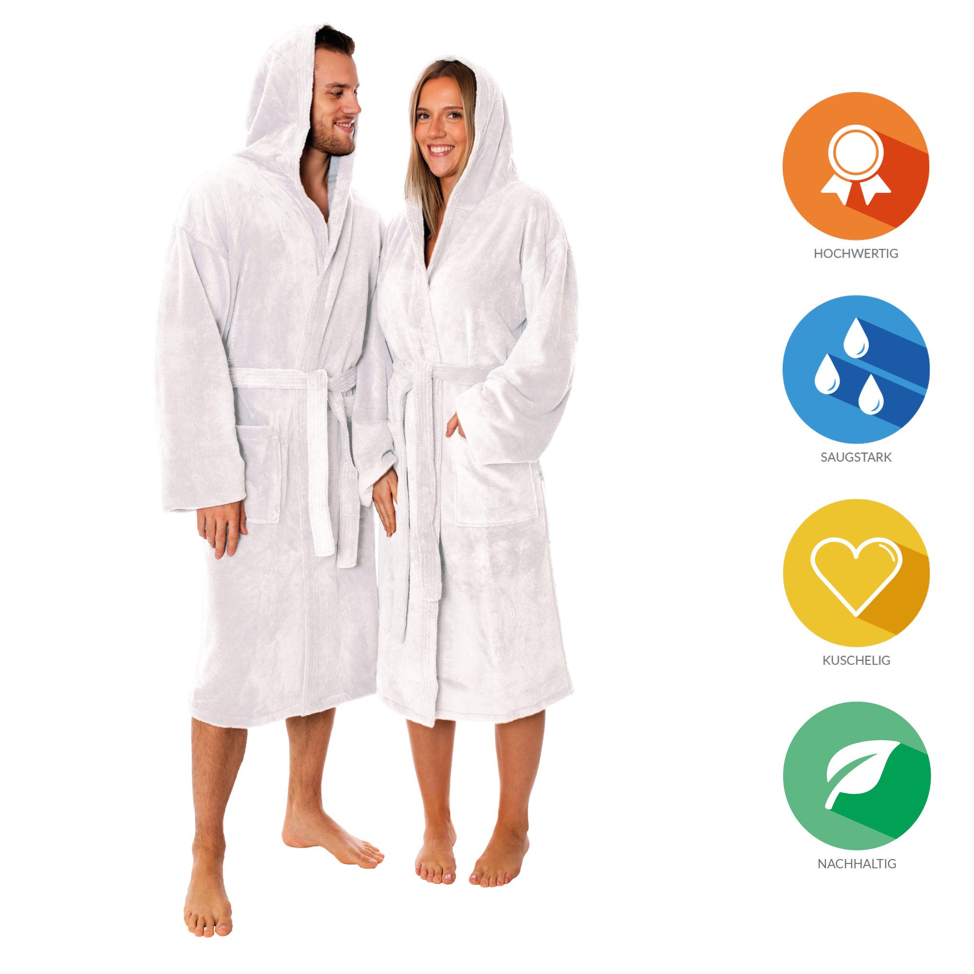 Lavea Bademantel Madrid, aus 100% Bambusviskose, günstig online kaufen