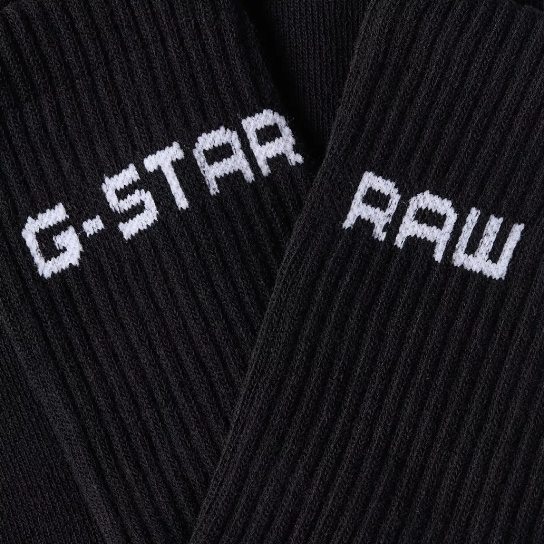 G-STAR Socken "Sport Socken 2-Pack", (Packung, 2 Paar), mit Logo-Strick günstig online kaufen