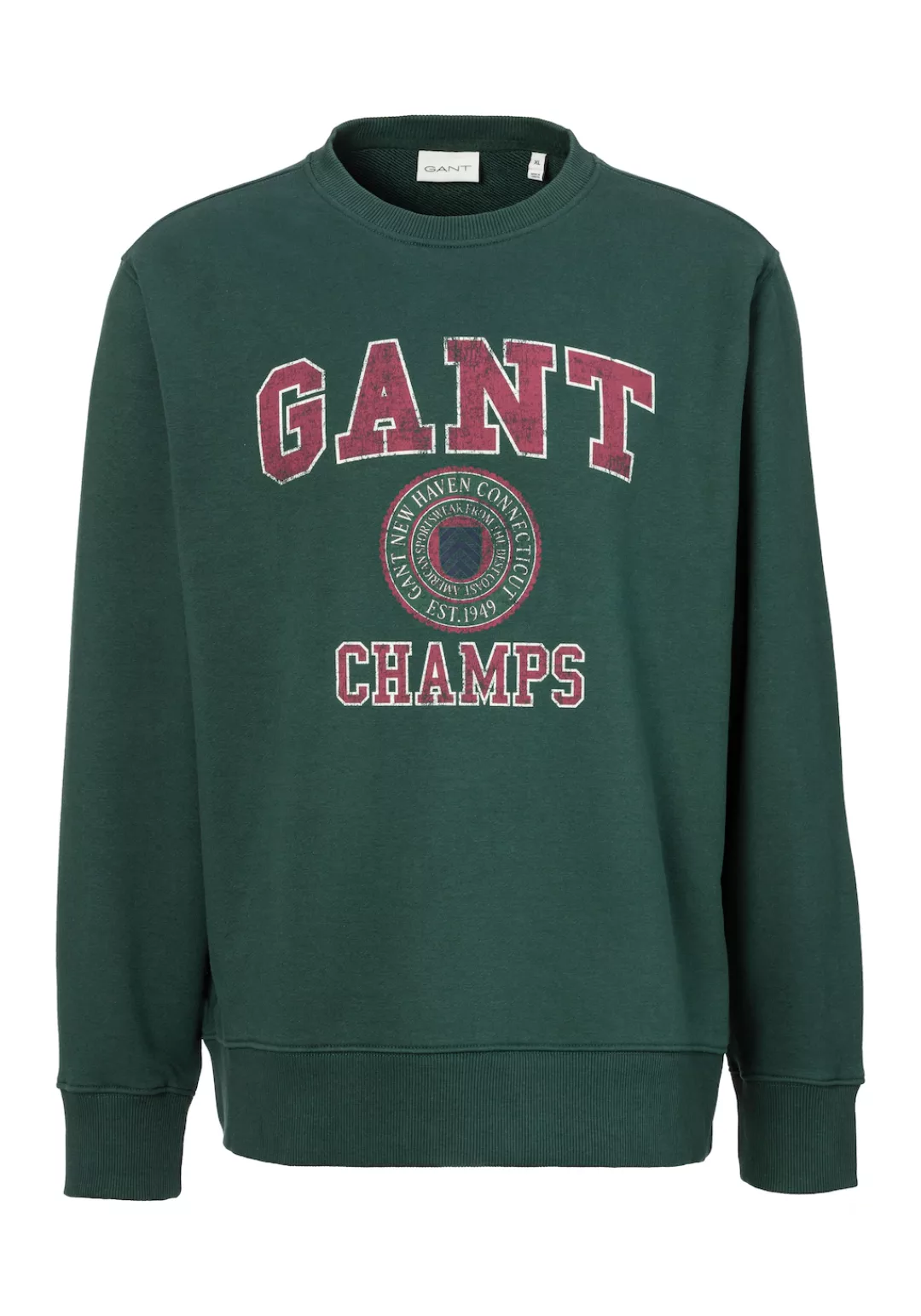 Gant Sweatshirt GRAPHIC C-NECK SWEAT mit mehrfarbigen Print günstig online kaufen