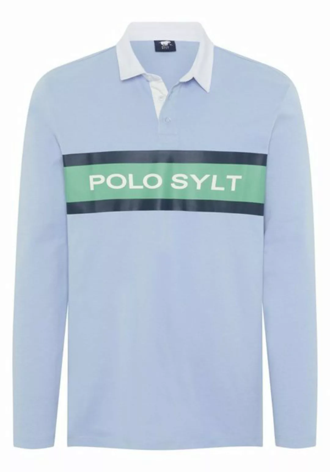Polo Sylt Poloshirt im Label-Design günstig online kaufen