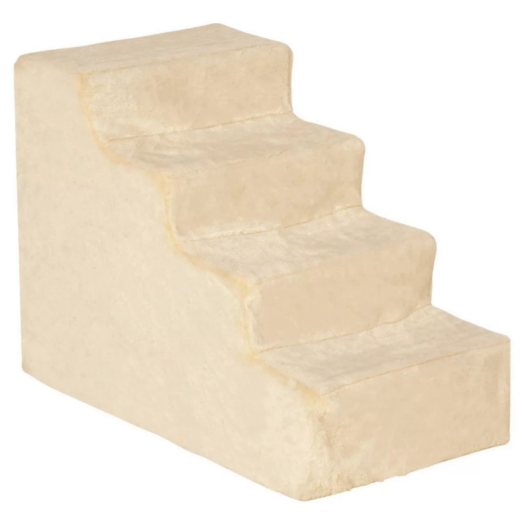 PawHut Haustiertreppe mit abnehmbarem Bezug beige günstig online kaufen