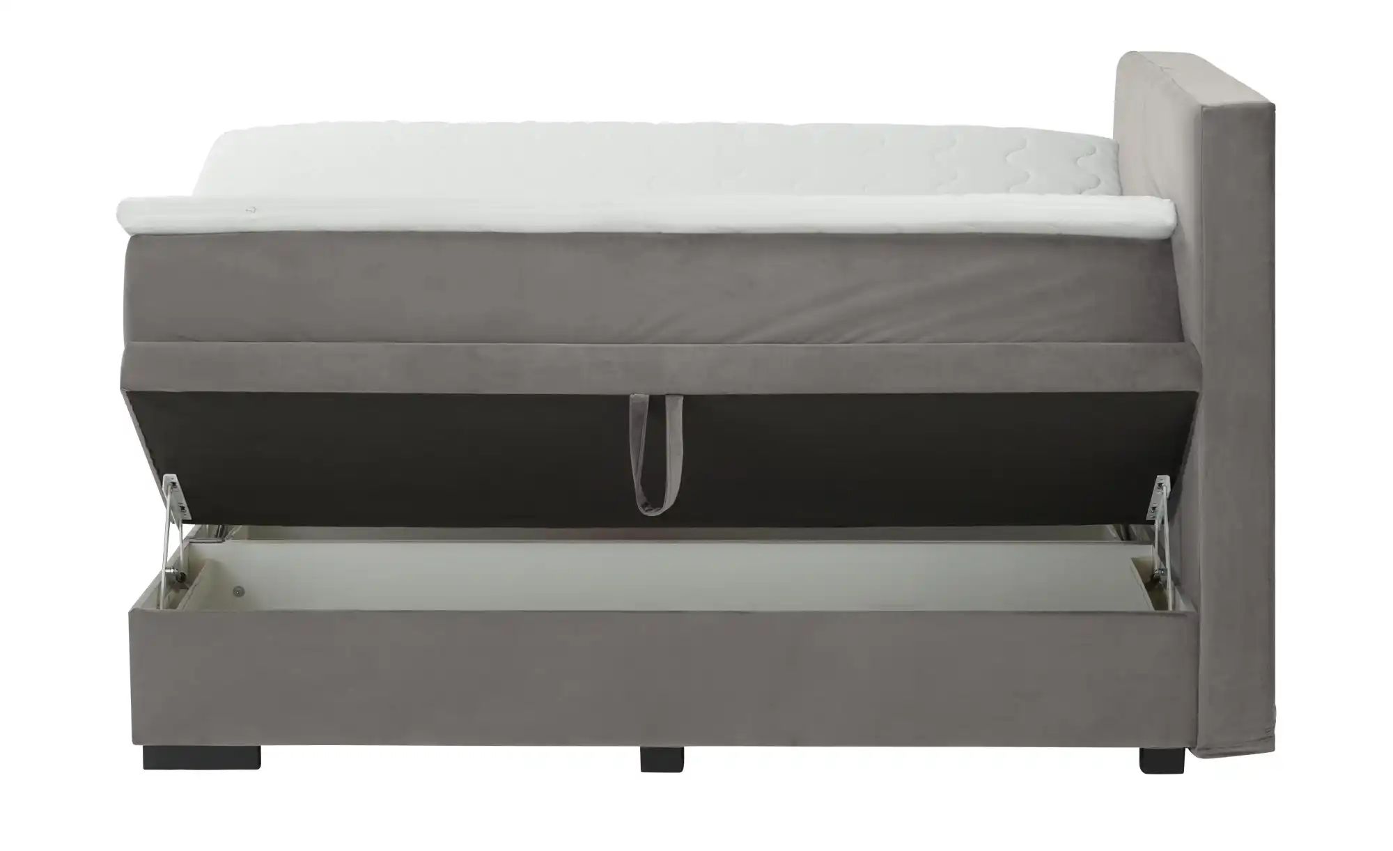 Boxi Boxspringbett mit Bettkasten Boxi Classic ¦ grau ¦ Maße (cm): B: 140 H günstig online kaufen