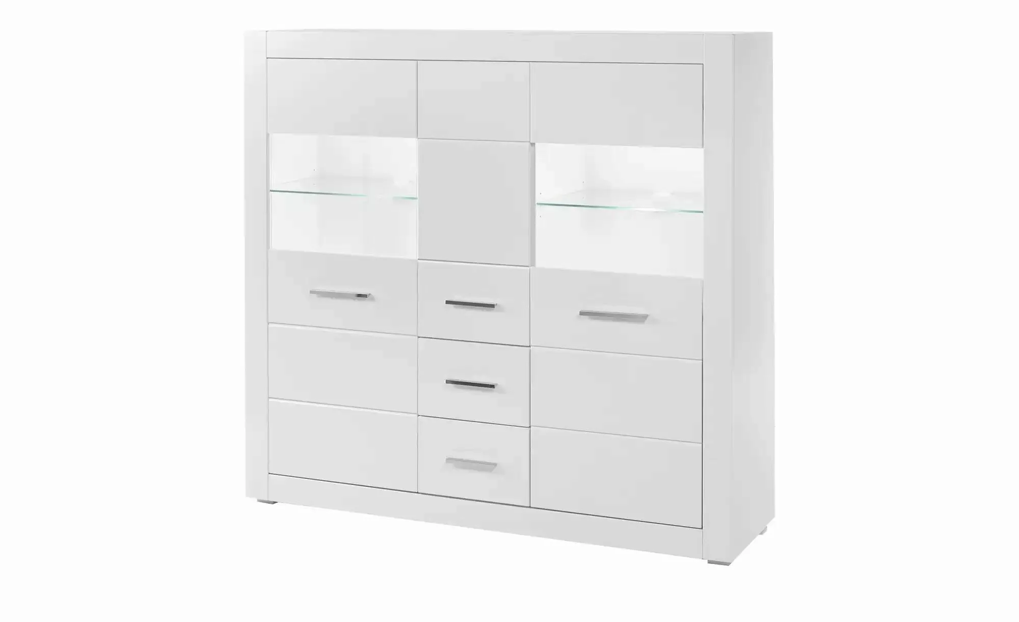 Highboard  Bristol ¦ weiß ¦ Maße (cm): B: 149 H: 142 T: 42 Kommoden & Sideb günstig online kaufen