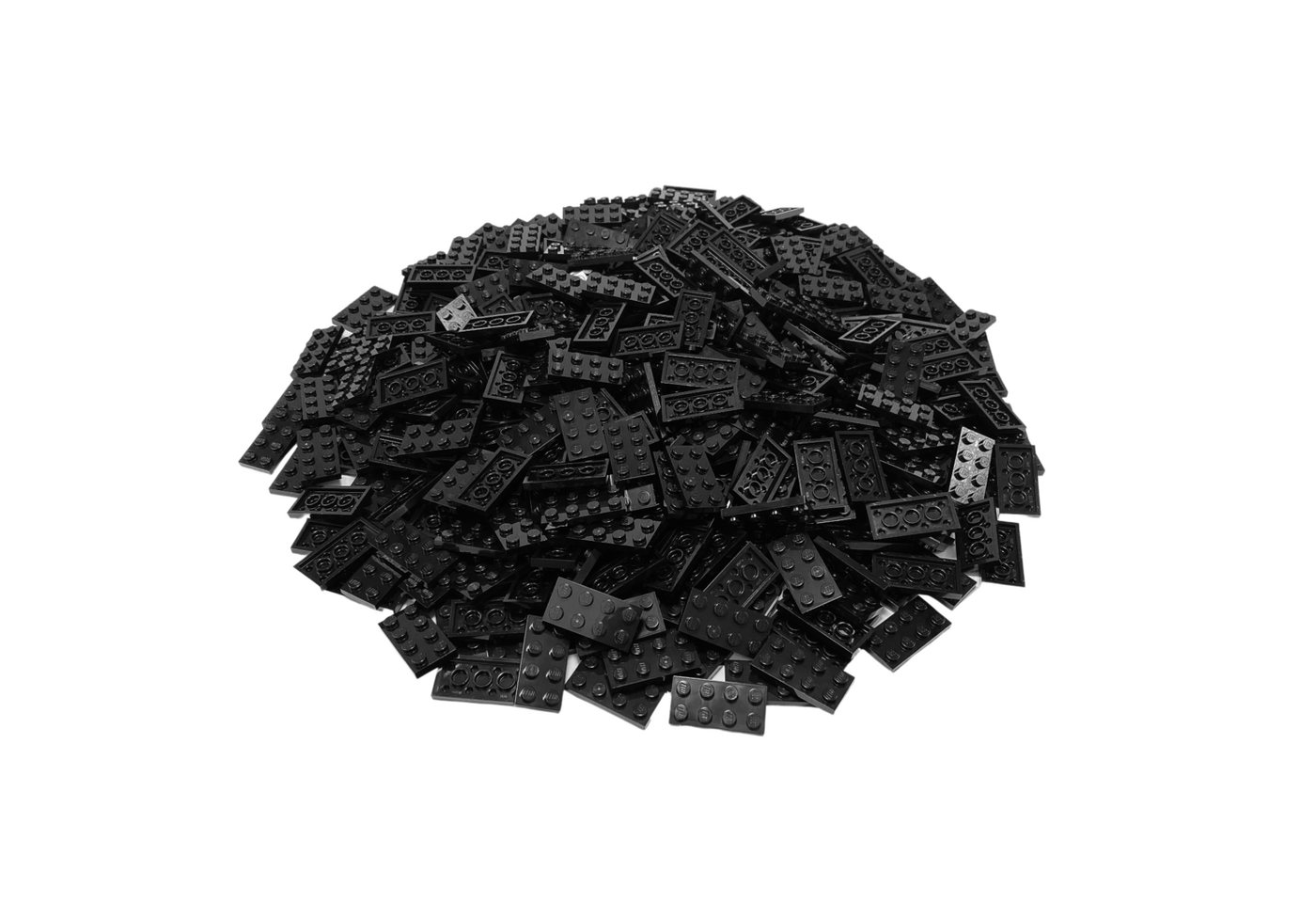 LEGO® Spielbausteine LEGO® 2X4 Bauplatten Schwarz - Black plate 3020 - 50x, günstig online kaufen