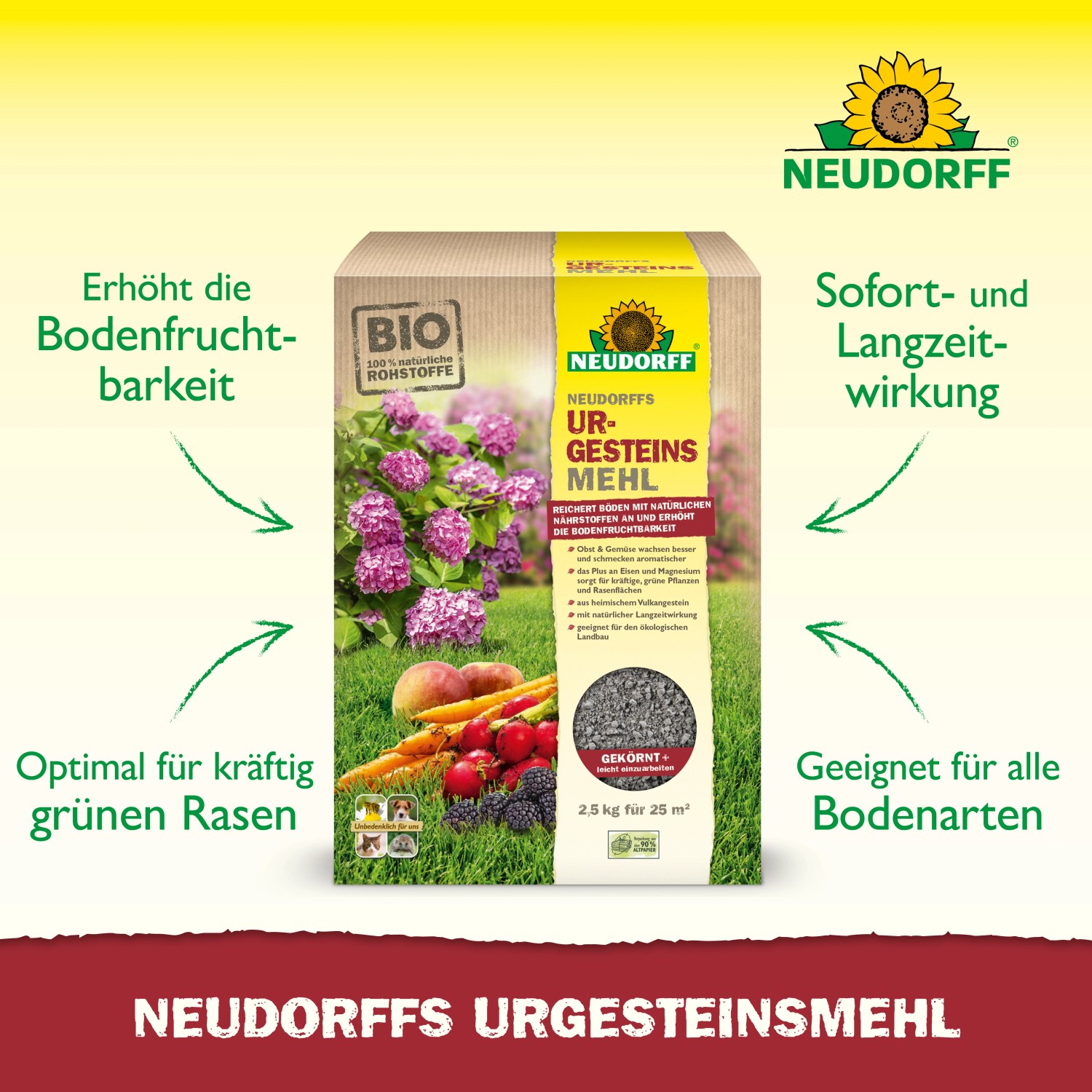 Neudorff Urgesteins-Mehl 2,5 kg günstig online kaufen