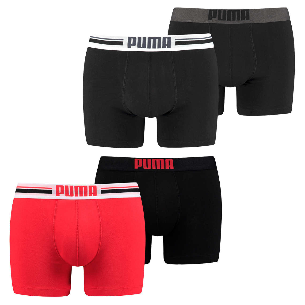 Puma Herren Boxershort PLACED LOGO BOXER 4er 6er 8er Multipack S M L XL günstig online kaufen