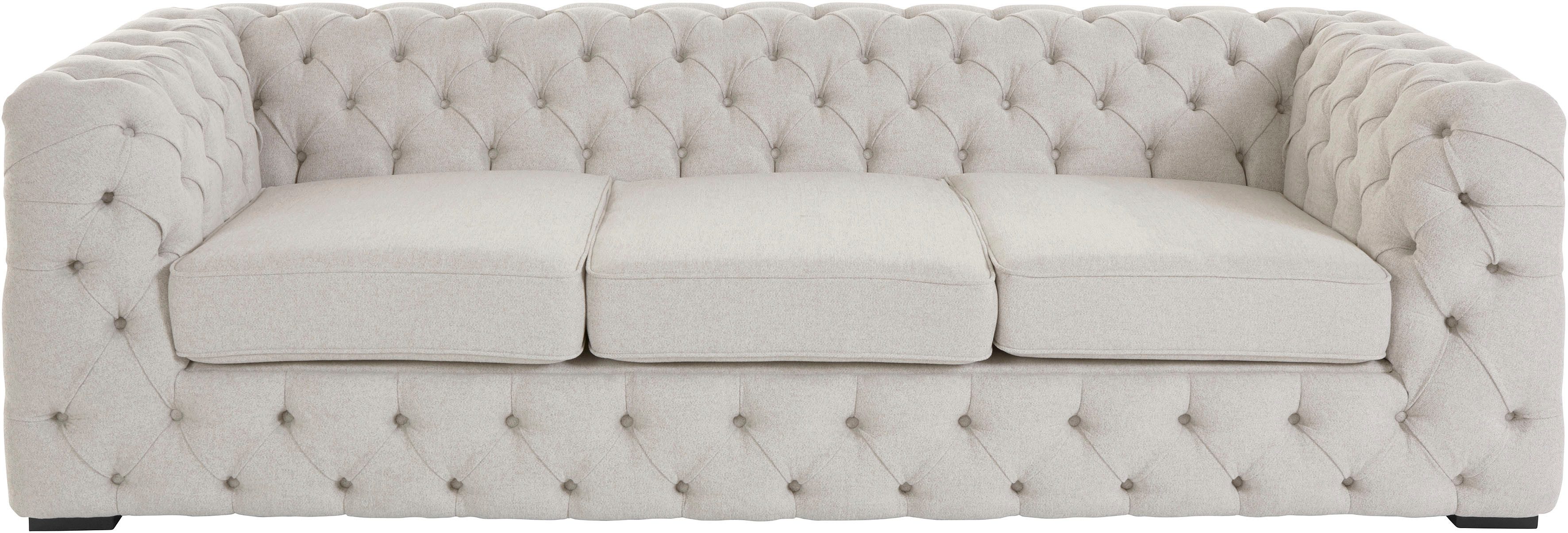 Home affaire Chesterfield-Sofa "Kalina", klassische Chesterfield-Knopfheftu günstig online kaufen