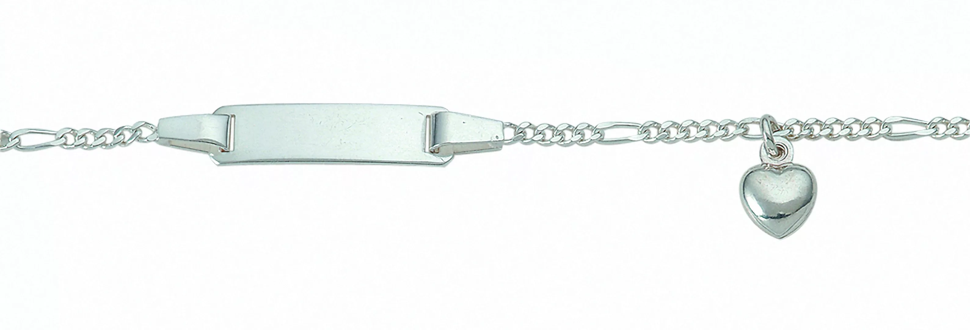 Adelia´s Silberarmband "925 Silber Figaro Armband Mit Motiven 16 cm", 925 S günstig online kaufen