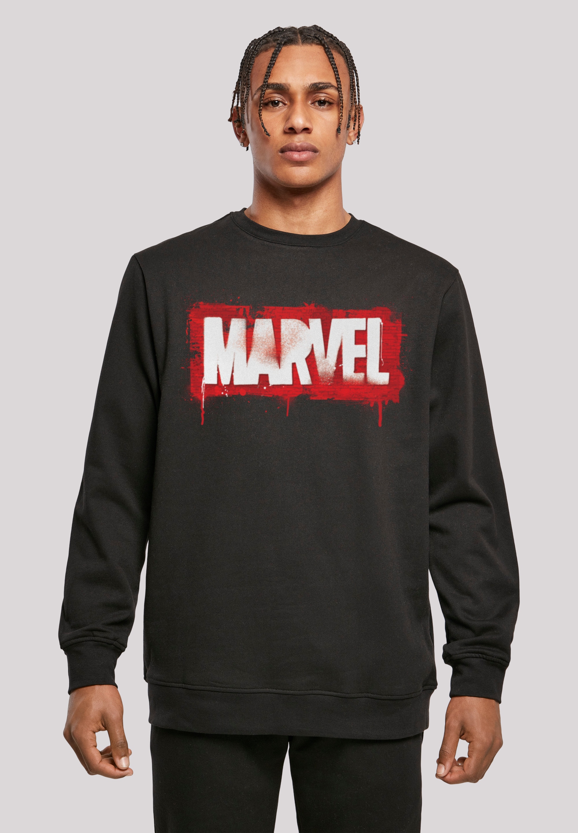 F4NT4STIC Sweatshirt "Marvel Spray Logo", Print günstig online kaufen