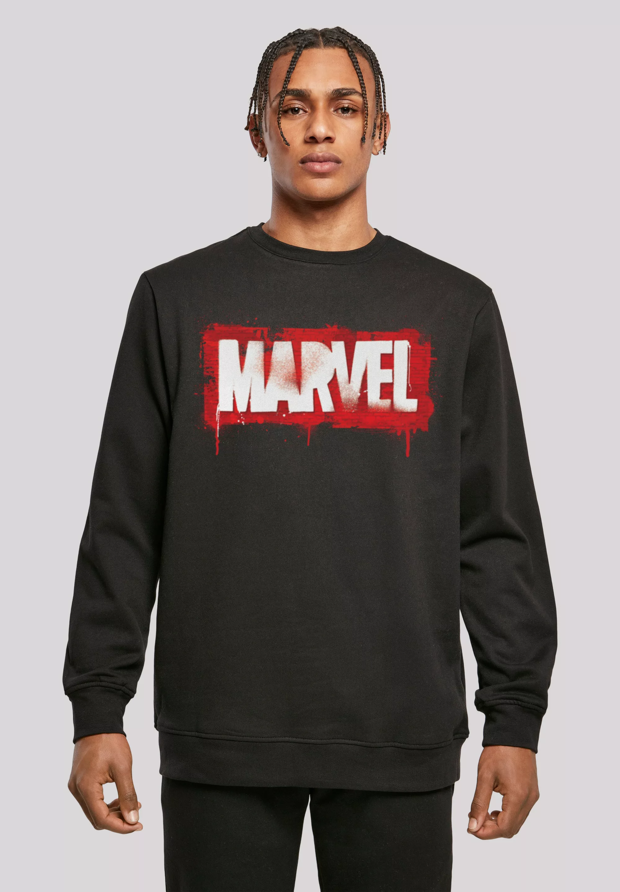 F4NT4STIC Sweatshirt "Marvel Spray Logo", Print günstig online kaufen