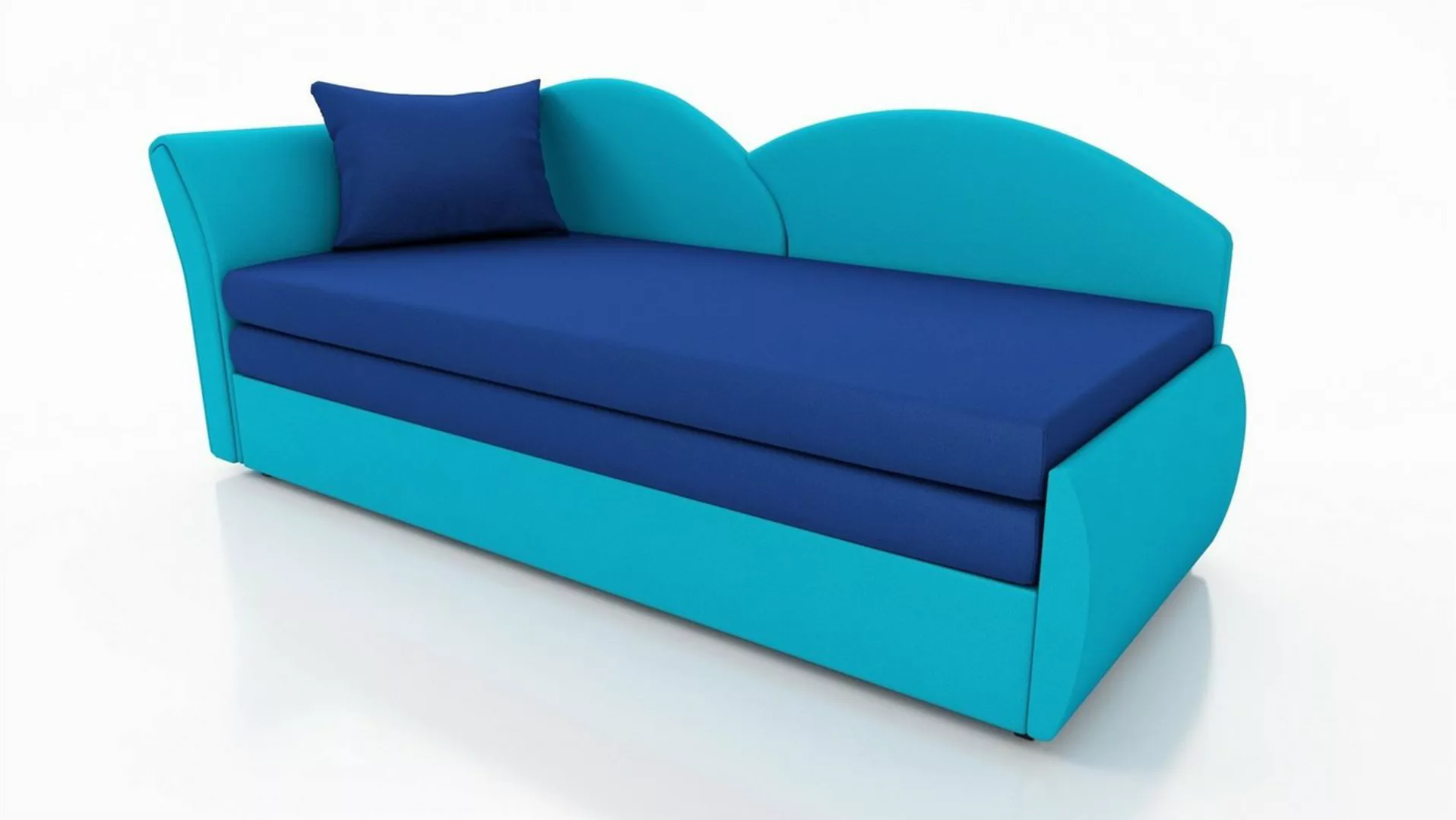 Fun Möbel Schlafsofa Sofa ALINA Links oder Rechts inklusive Bettkasten Stof günstig online kaufen