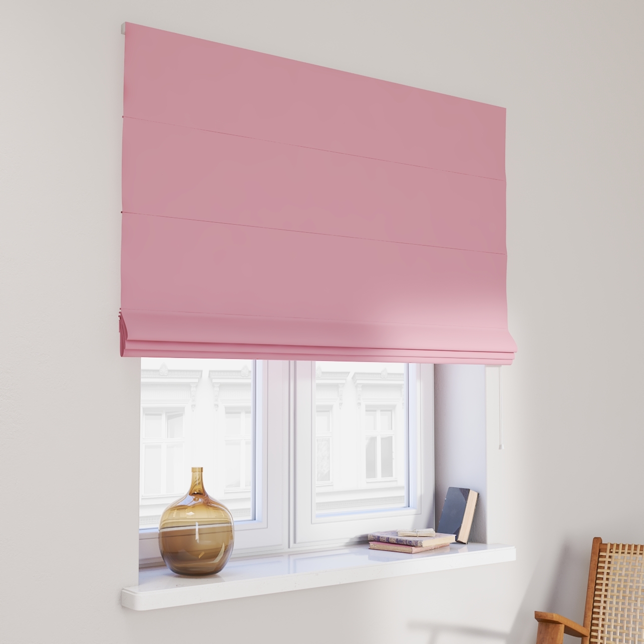 Dekoria Raffrollo Capri, rosa, 130 x 170 cm günstig online kaufen