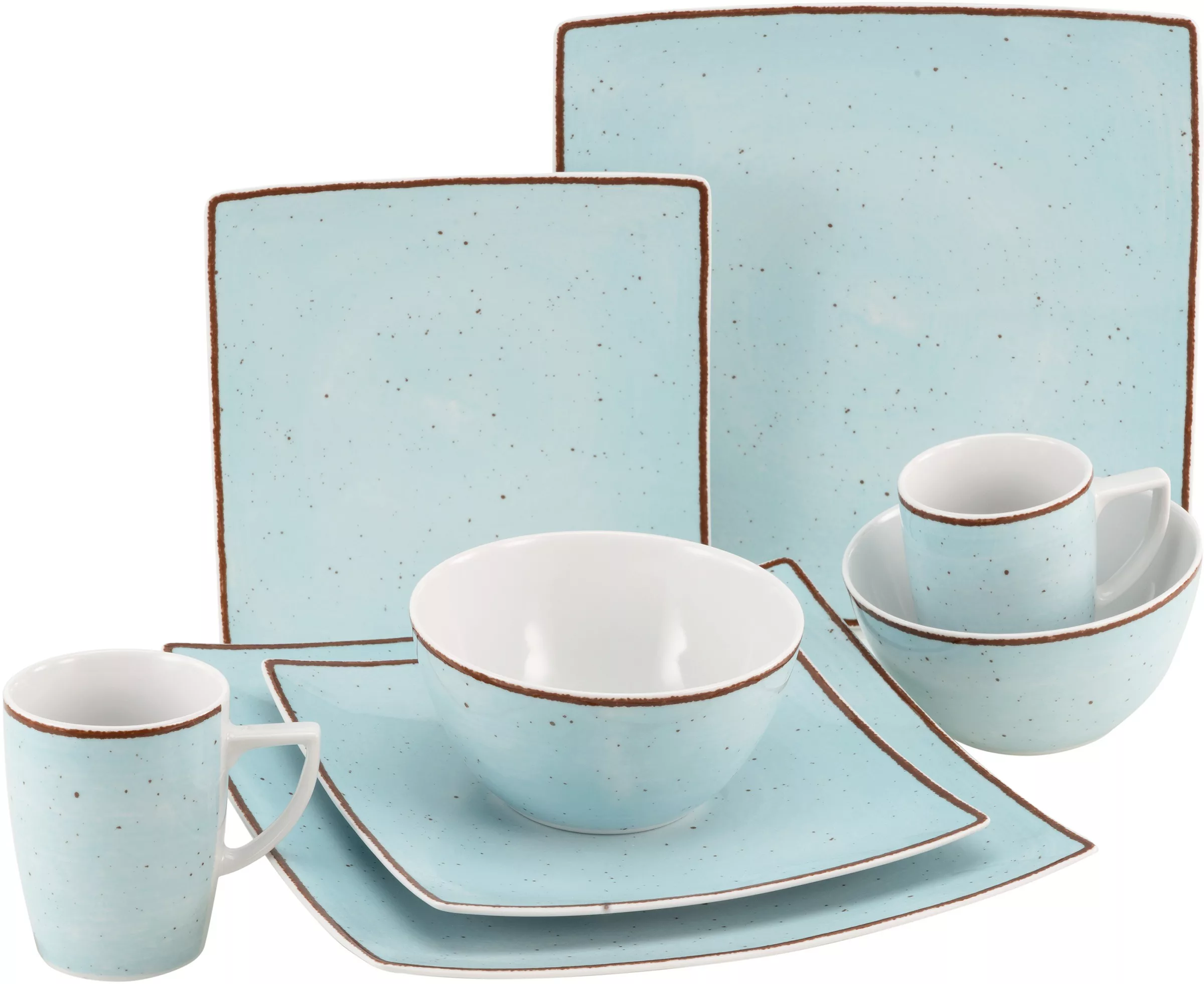 CreaTable Kombiservice »Geschirr-Set New Elegance Vintage Nature«, (Set, 8 günstig online kaufen