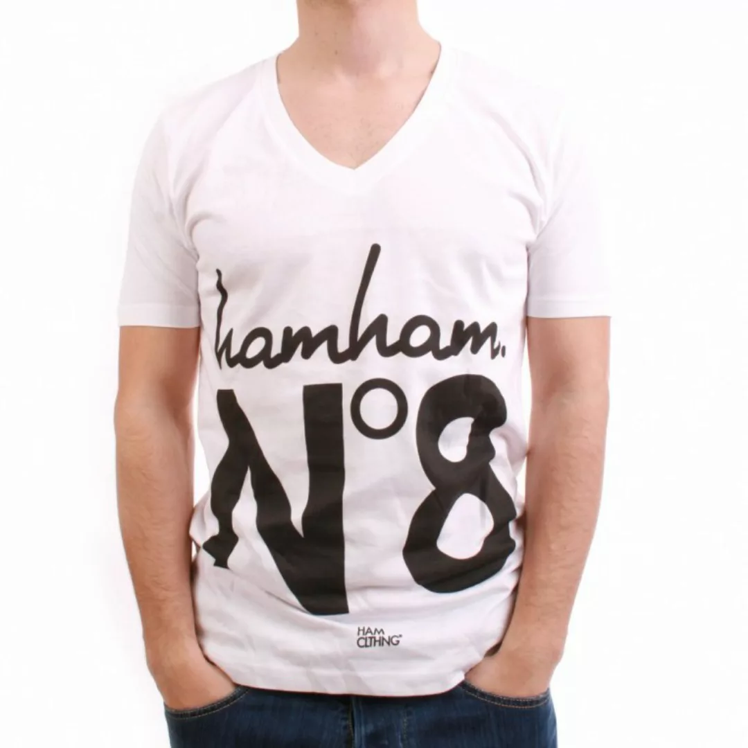 HAM CLTHNG T-Shirt Men - NO.8 HAMHAM - White günstig online kaufen