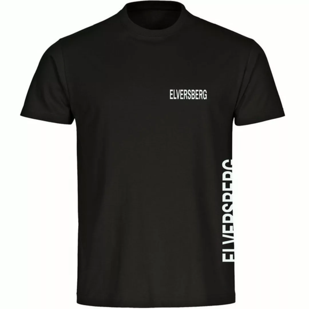 multifanshop T-Shirt Herren Elversberg - Brust & Seite - Männer günstig online kaufen