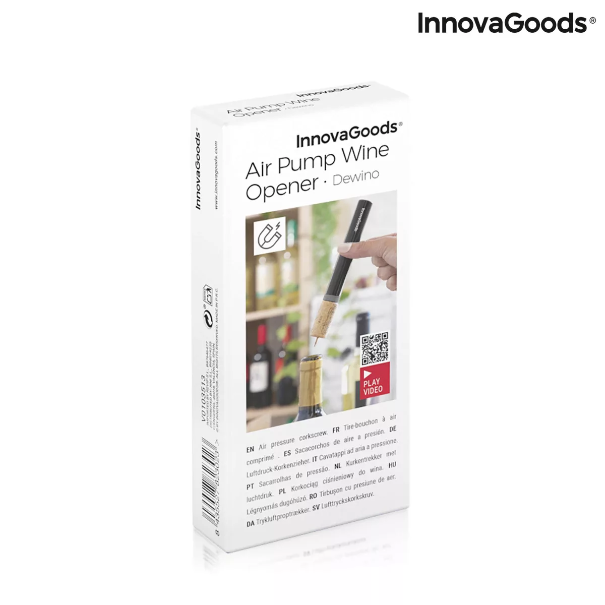 Luftdruckkorkenzieher  Für Wein Dewino Innovagoods günstig online kaufen