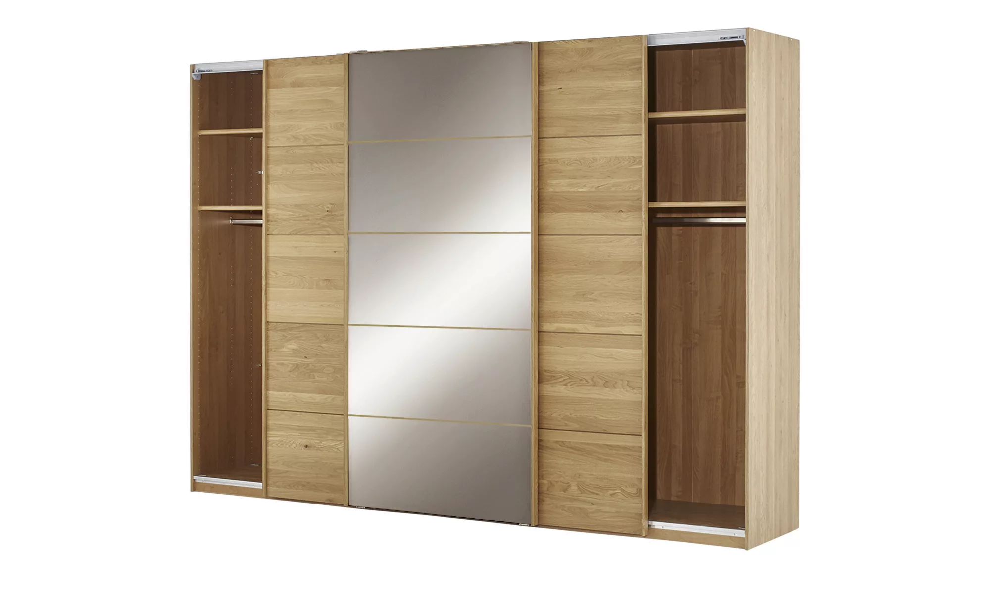 Woodford Schwebetürenschrank   Kyran ¦ holzfarben ¦ Maße (cm): B: 250 H: 23 günstig online kaufen