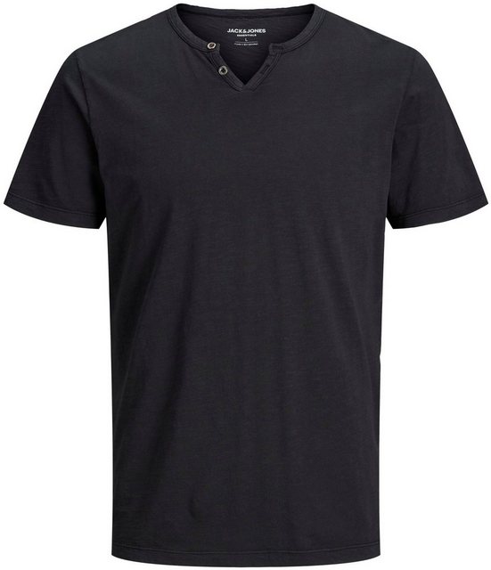 Jack & Jones Herren Rundhals T-Shirt JJESPLIT - Slim Fit günstig online kaufen