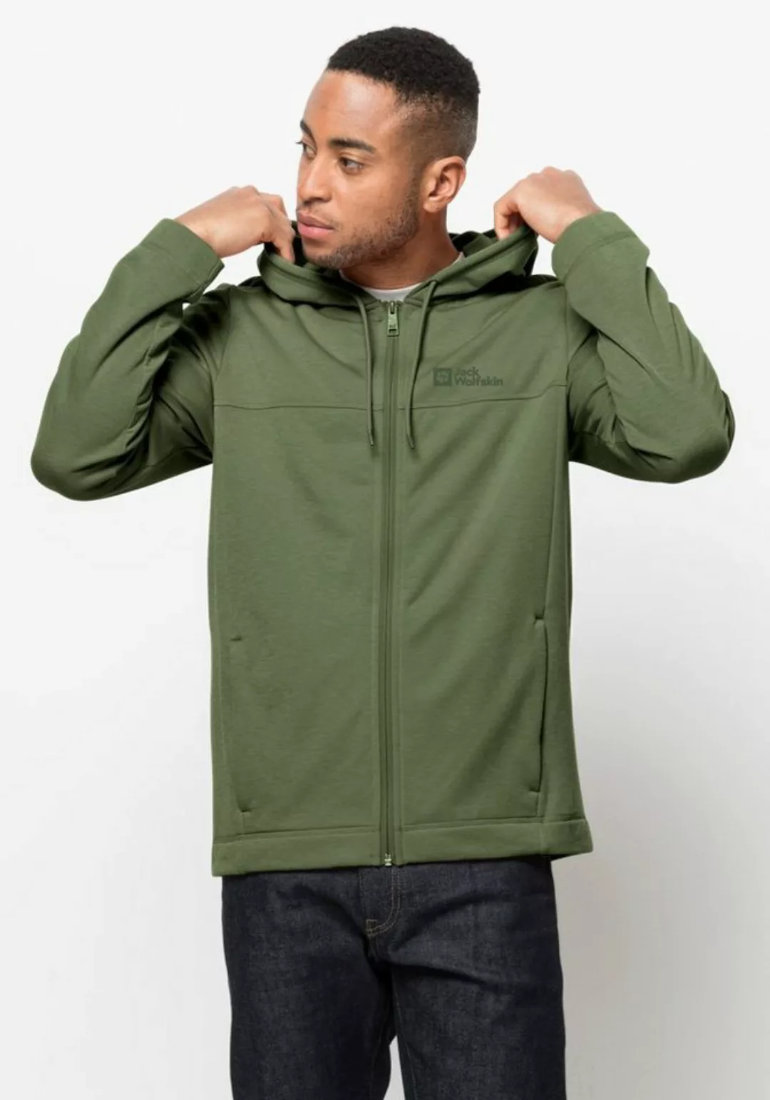 Jack Wolfskin Fleecejacke "WALDSEE HOODED JKT M", mit Kapuze günstig online kaufen