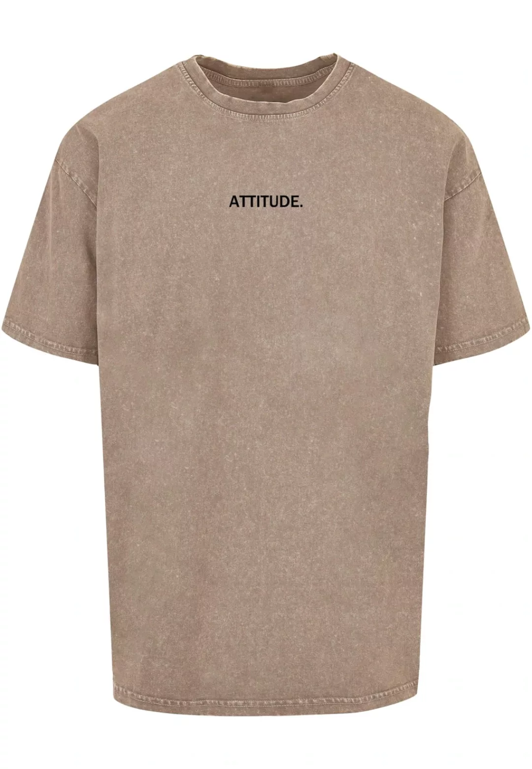 Merchcode T-Shirt "Merchcode Herren Attitude Acid Washed Heavy Oversized Te günstig online kaufen