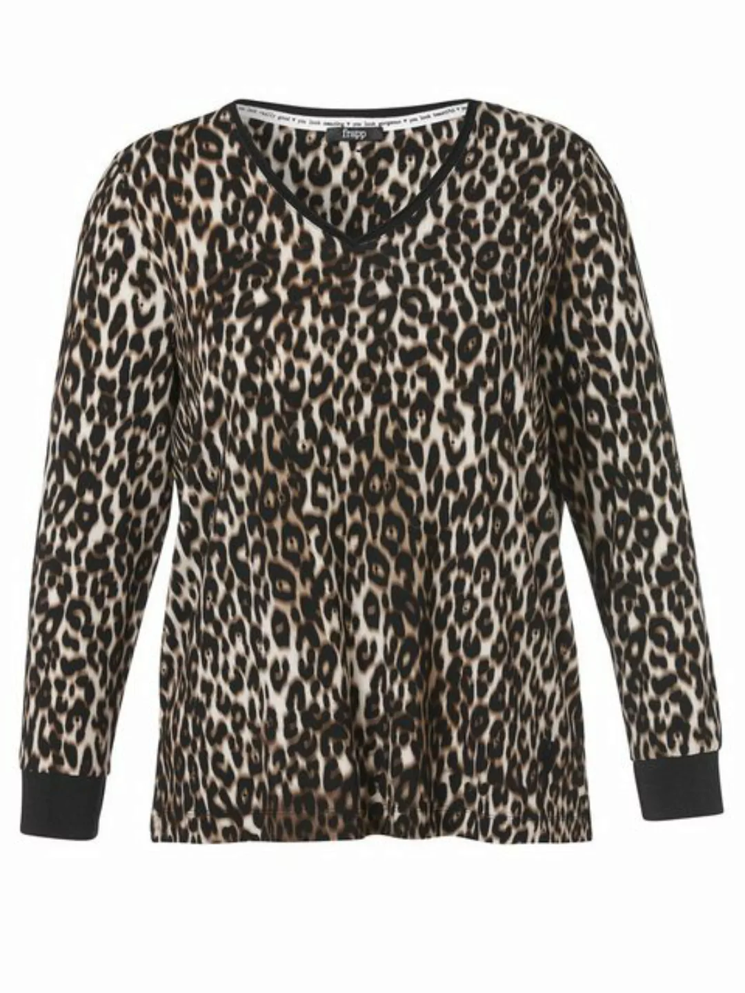 FRAPP V-Shirt mit animalprint günstig online kaufen