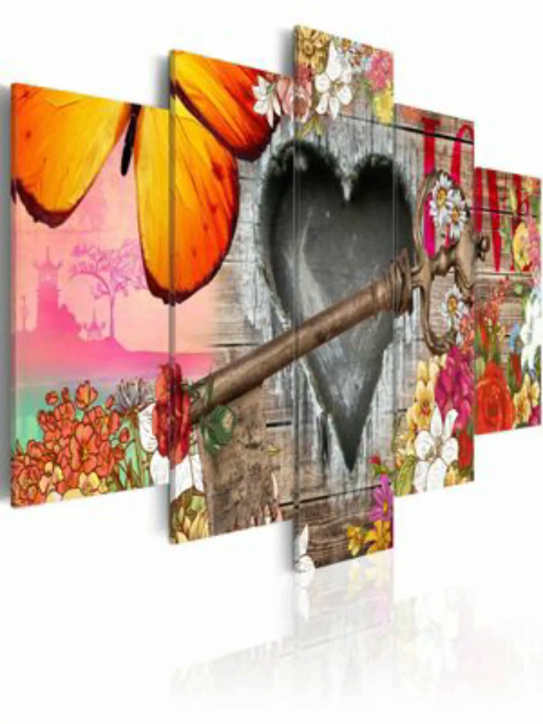 artgeist Wandbild Love trailer grau Gr. 200 x 100 günstig online kaufen