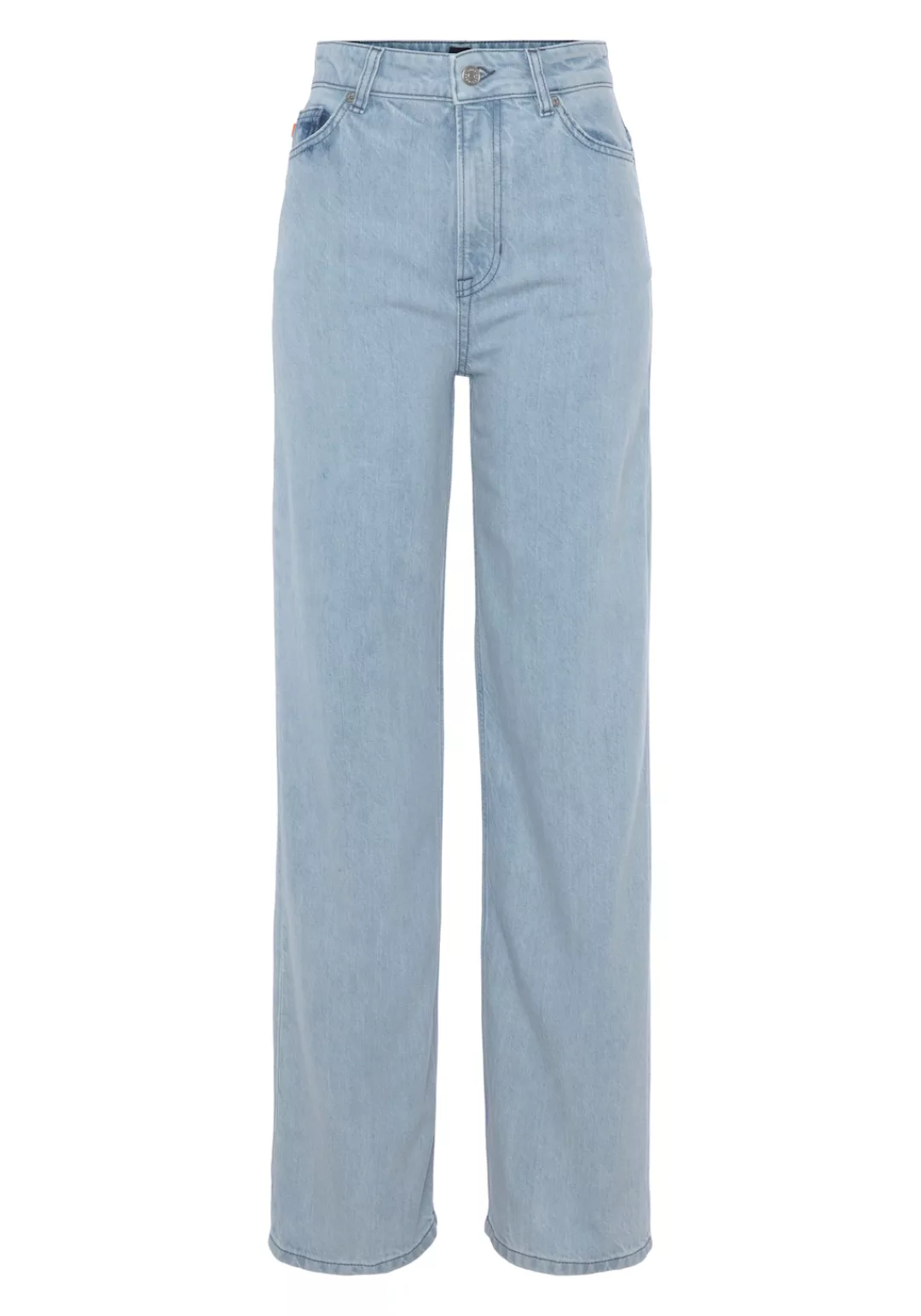 BOSS ORANGE Weite Jeans "Marlene High Rise Hochbund High Waist Premium Deni günstig online kaufen