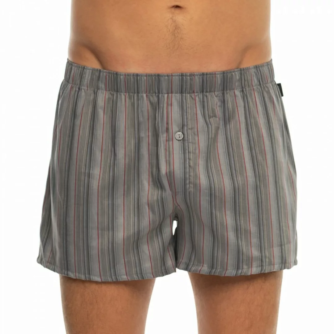 Hanro Boxershorts Grau gestreift günstig online kaufen