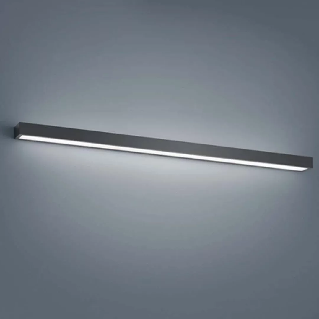 LED Wandleuchte Theia in Schwarz-matt 30W 1800lm 1200mm günstig online kaufen