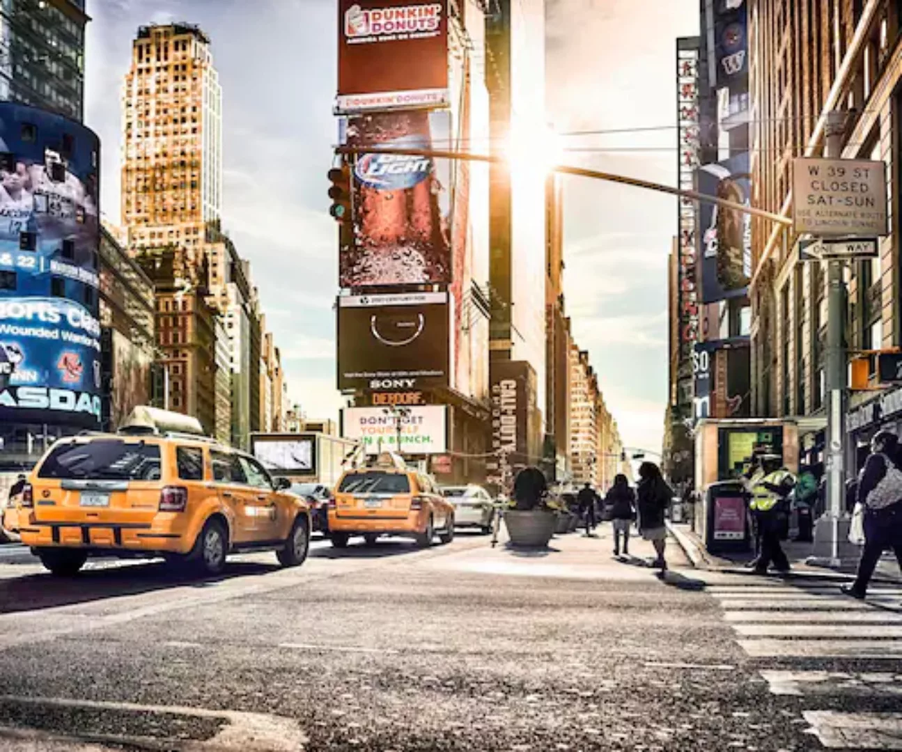 Komar Vliestapete »Times Square«, 300x250 cm (Breite x Höhe), Vliestapete, günstig online kaufen