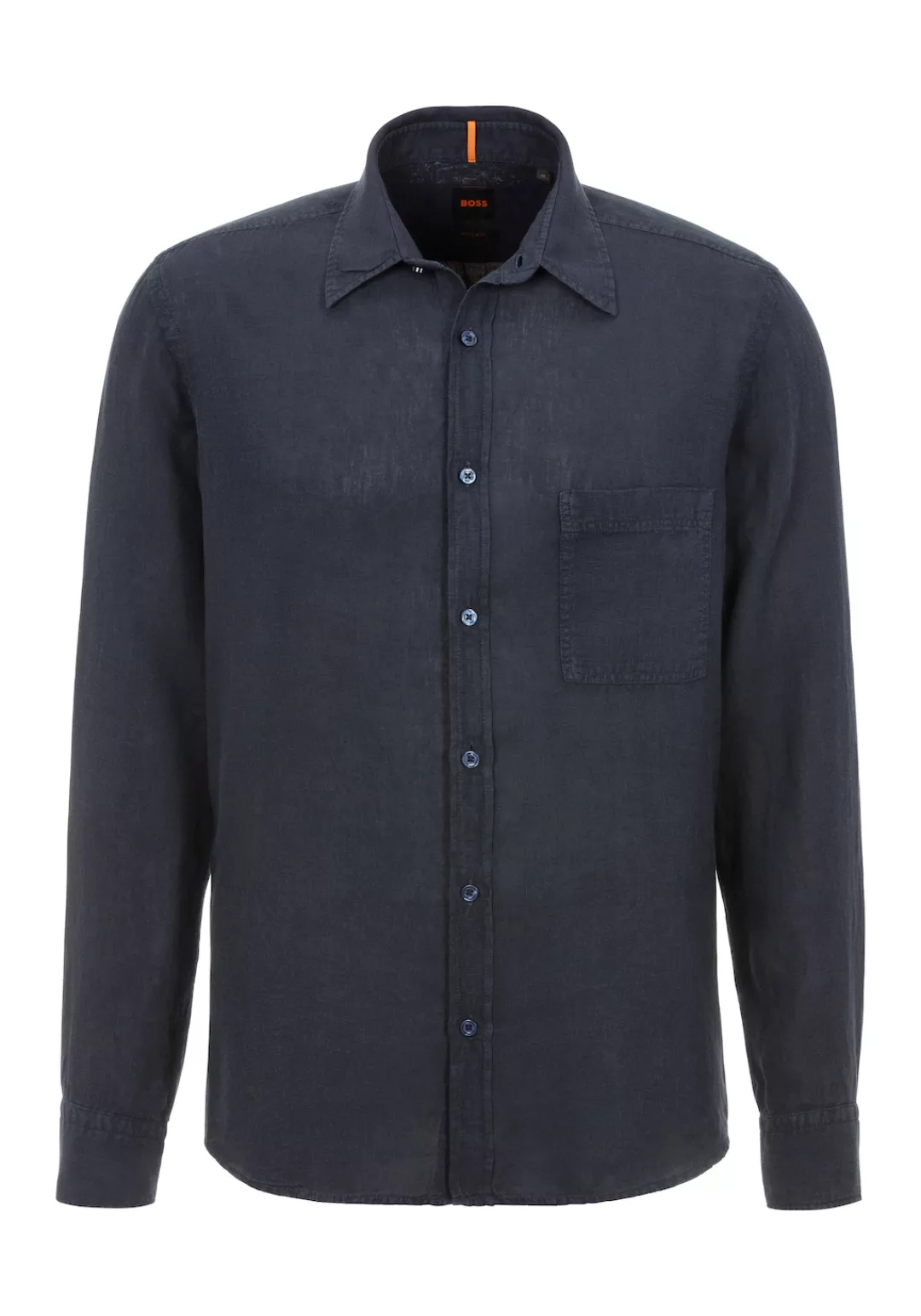 BOSS ORANGE Leinenhemd "Relegant", mit Markenlabel günstig online kaufen