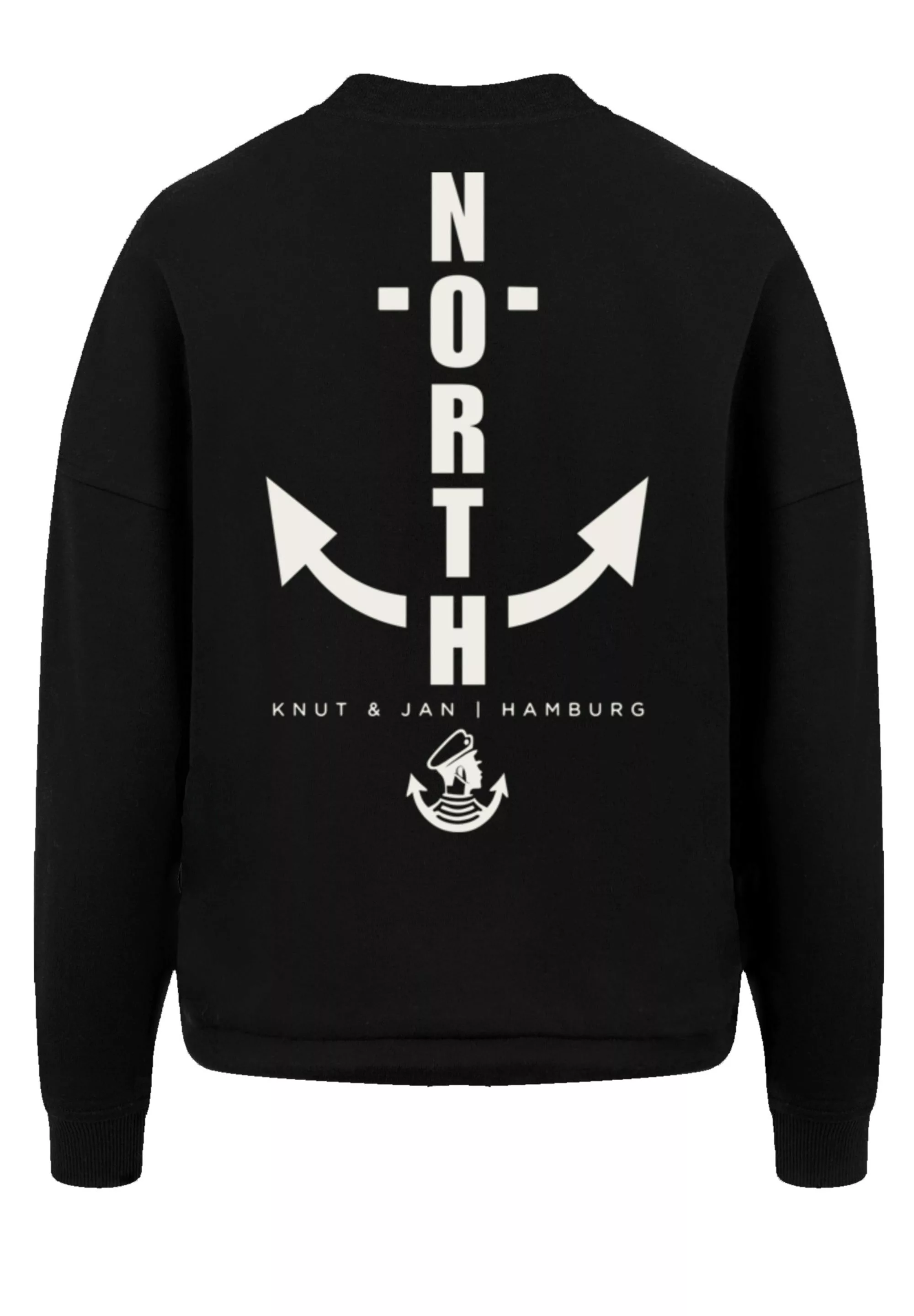 F4NT4STIC Sweatshirt "North Anchor Knut & Jan Hamburg", Print günstig online kaufen