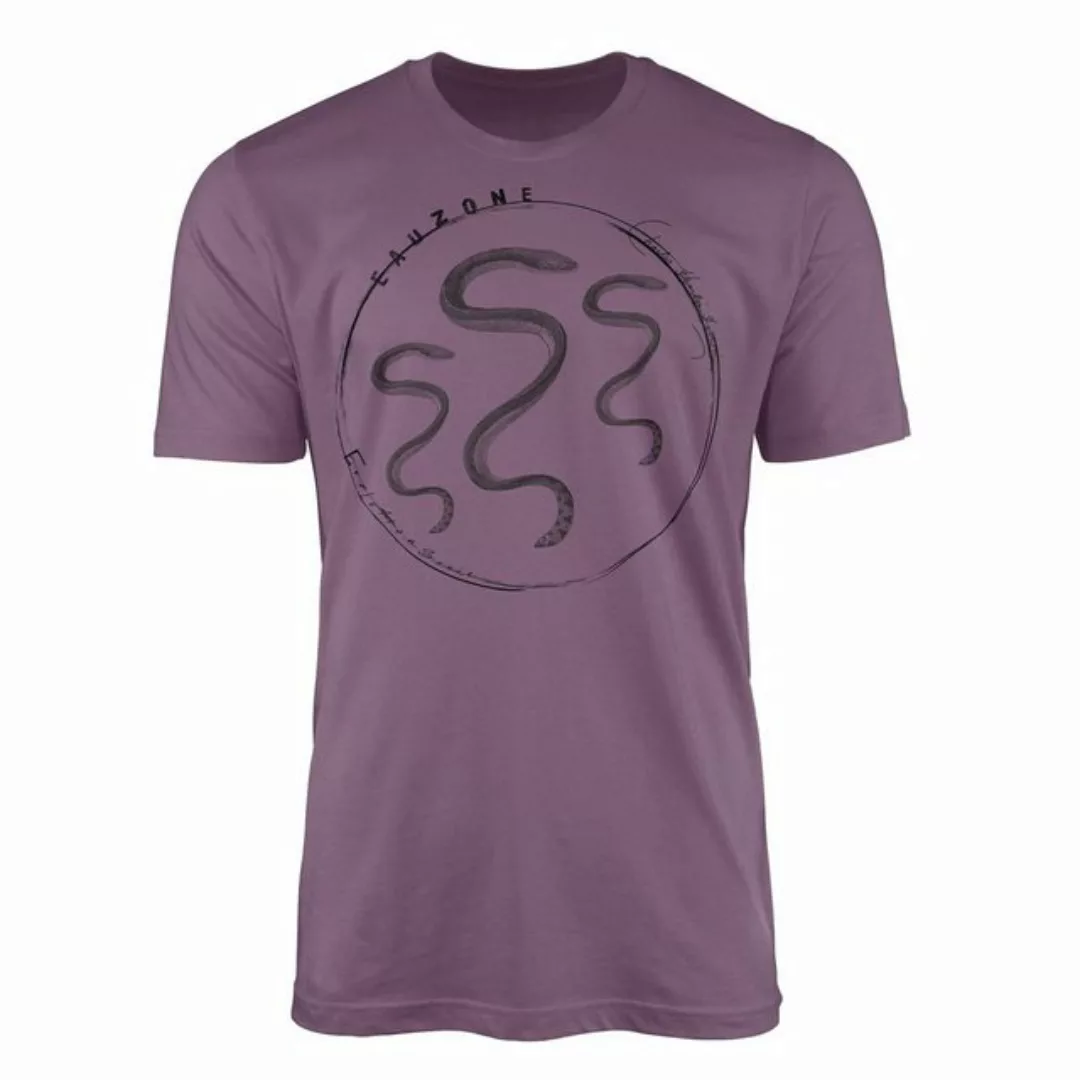 Sinus Art T-Shirt Evolution Herren T-Shirt Seeschlange günstig online kaufen