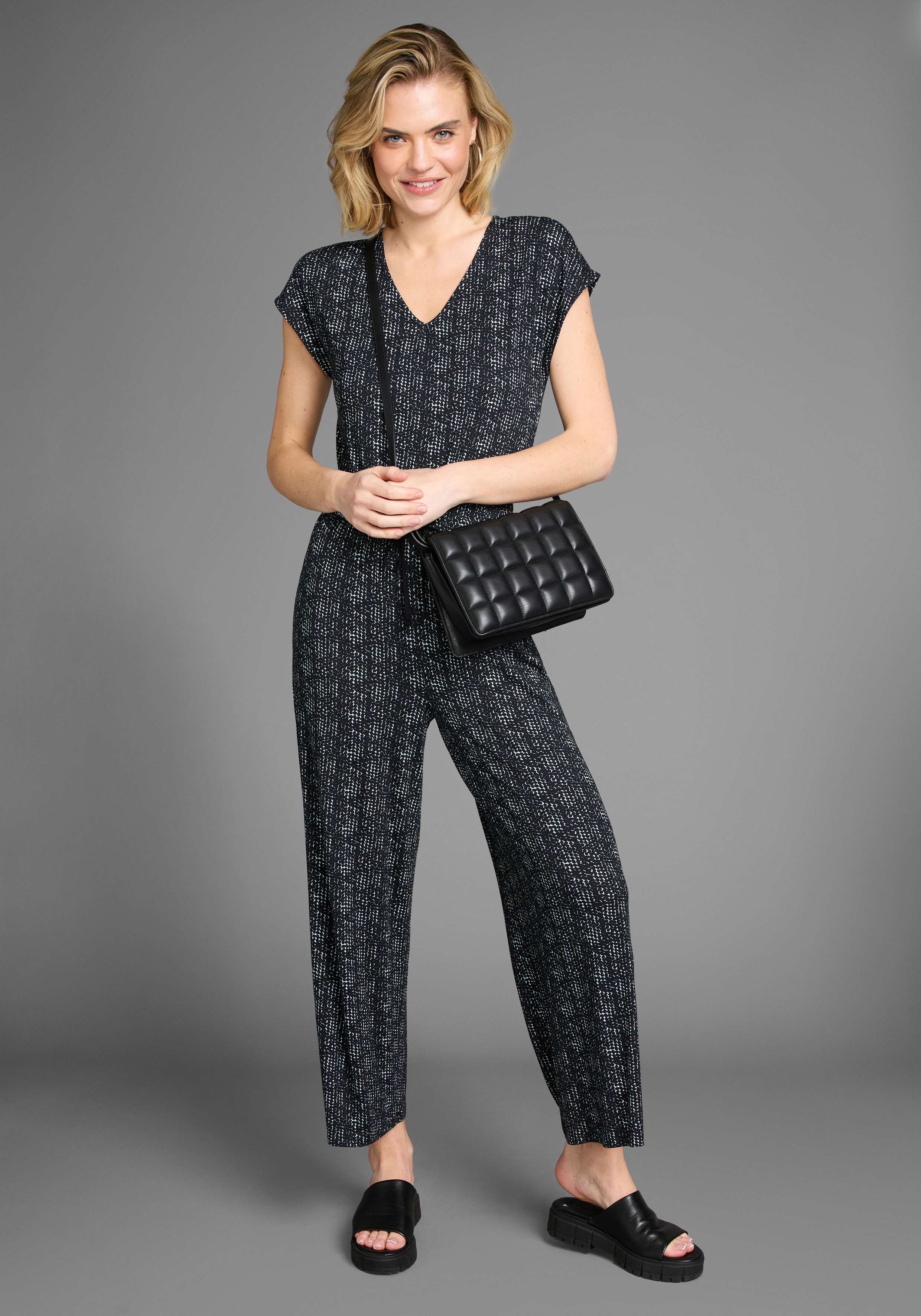 Laura Scott Jumpsuit, mit filigranem Alloverprint - NEUE KOLLEKTION günstig online kaufen