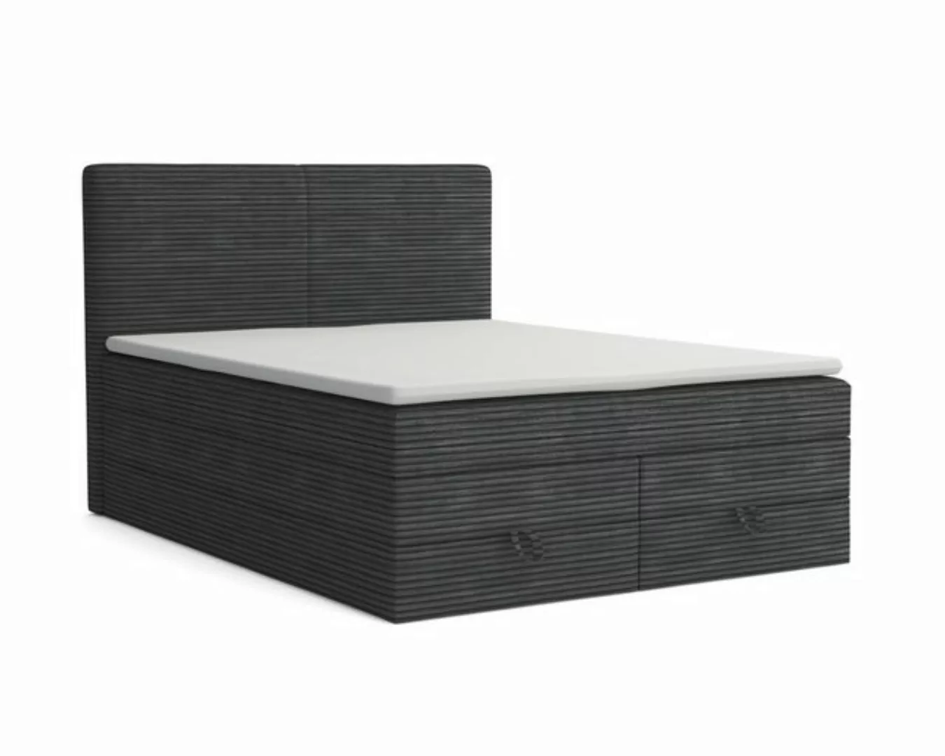 Deine Möbel 24 Boxspringbett LOFT DUO Boxspring Komplettbett Polsterbett Bo günstig online kaufen