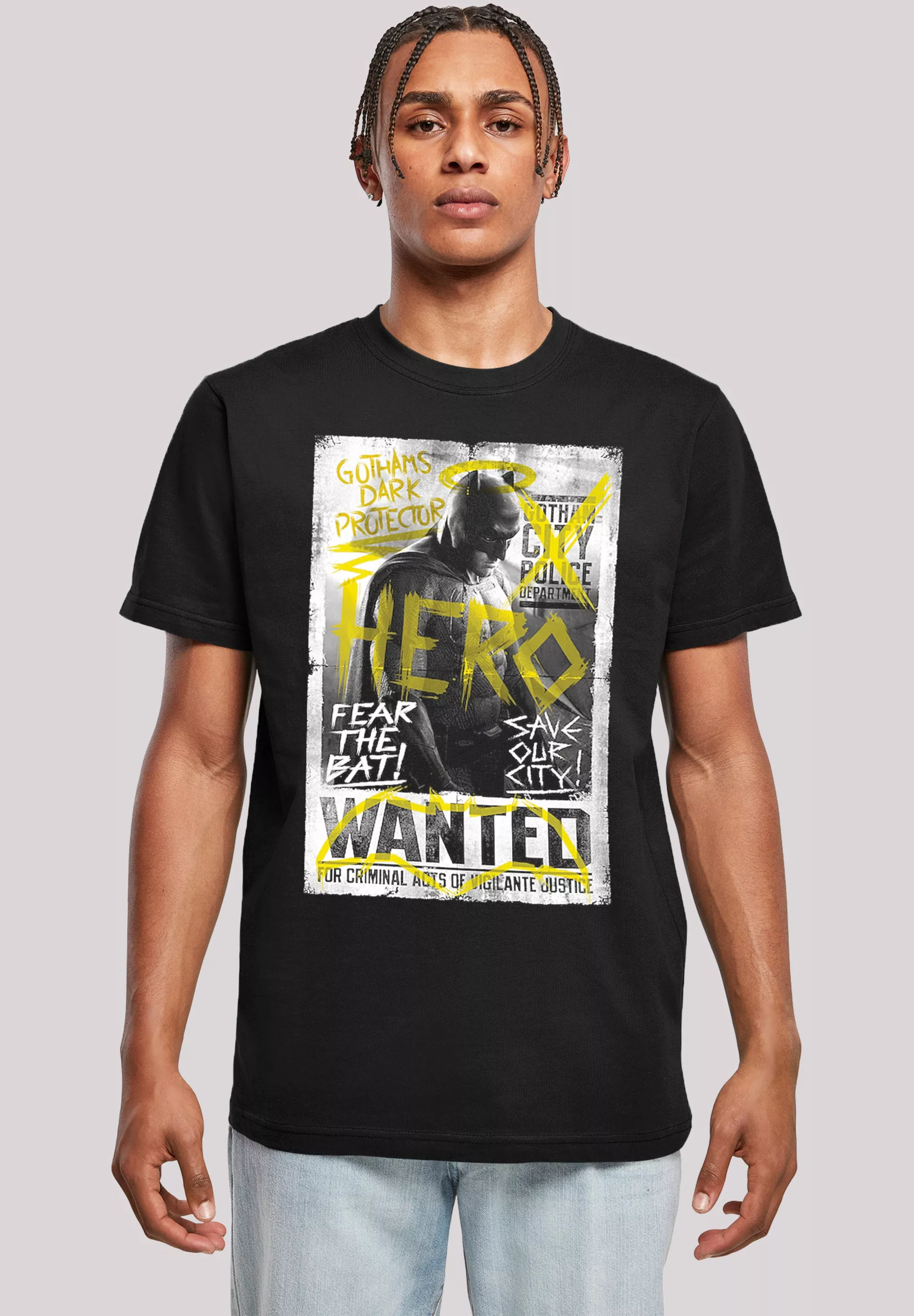 F4NT4STIC T-Shirt "DC Comics Batman vs Superman Wanted Poster", Herren,Prem günstig online kaufen