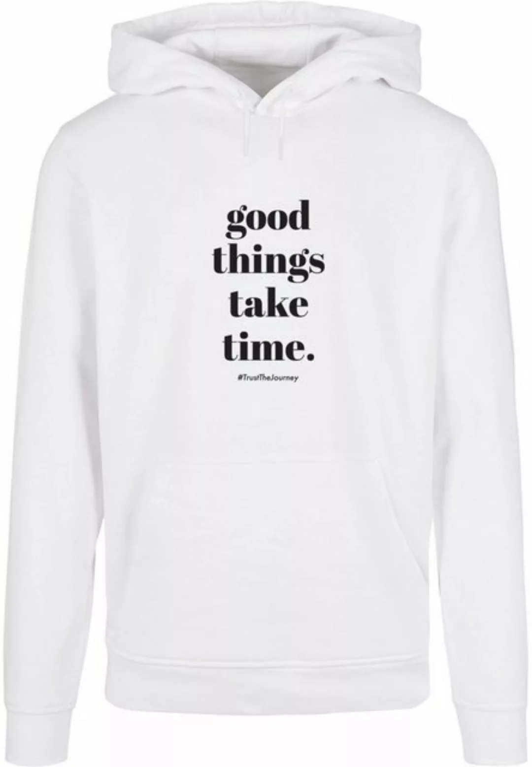 Merchcode Kapuzensweatshirt Merchcode Herren Good Things Take Time Basic Ho günstig online kaufen