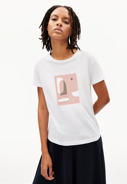 Nelaa Cutted Landscape - Damen T-shirt Aus Bio-baumwolle günstig online kaufen