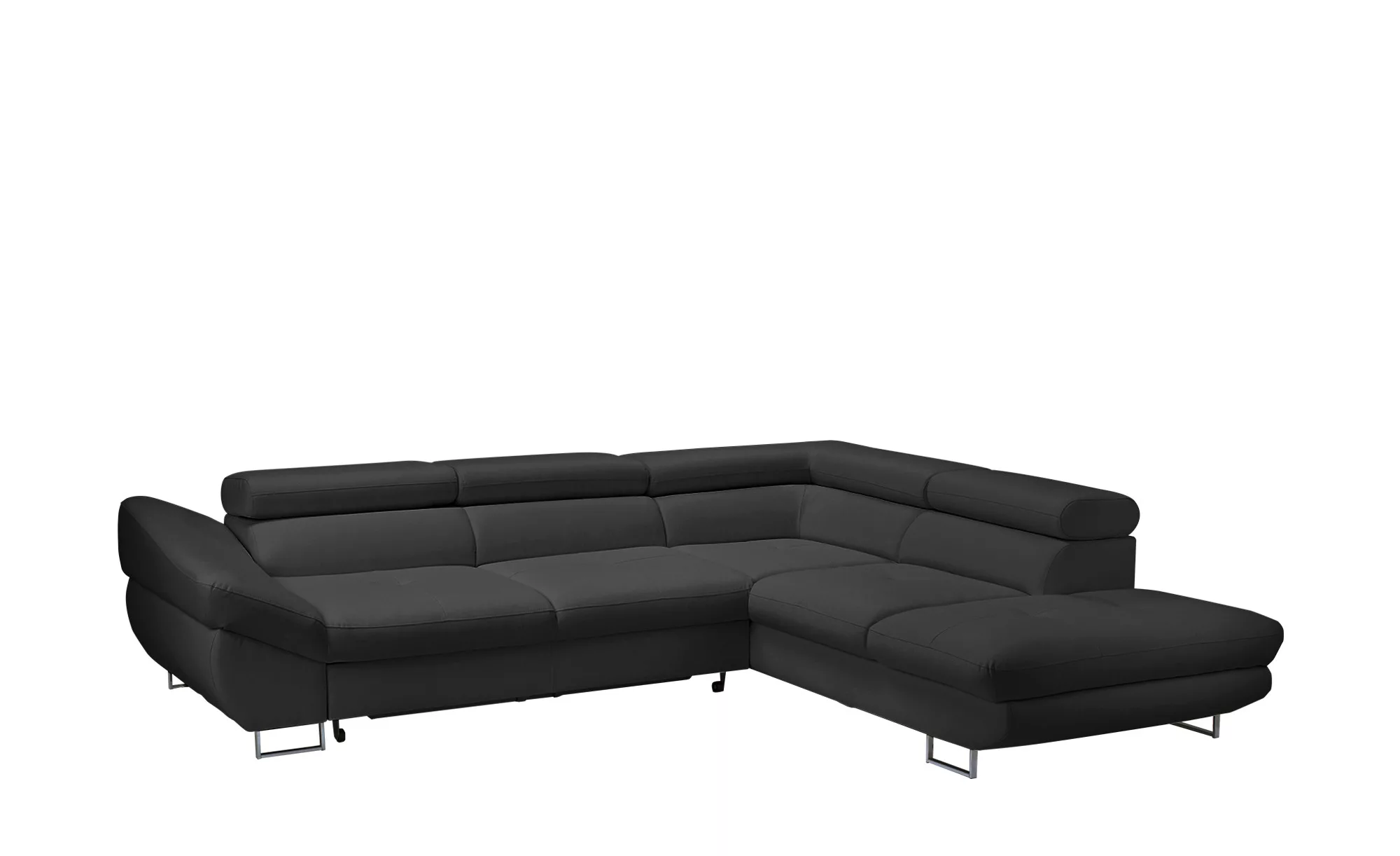 switch Ecksofa aus Kunstleder Fabio ¦ schwarz ¦ Maße (cm): B: 280 H: 69 T: günstig online kaufen