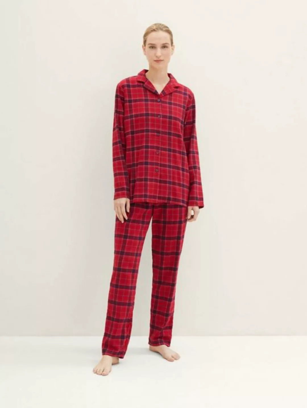 TOM TAILOR Schlafhose Pyjama mit Karomuster günstig online kaufen